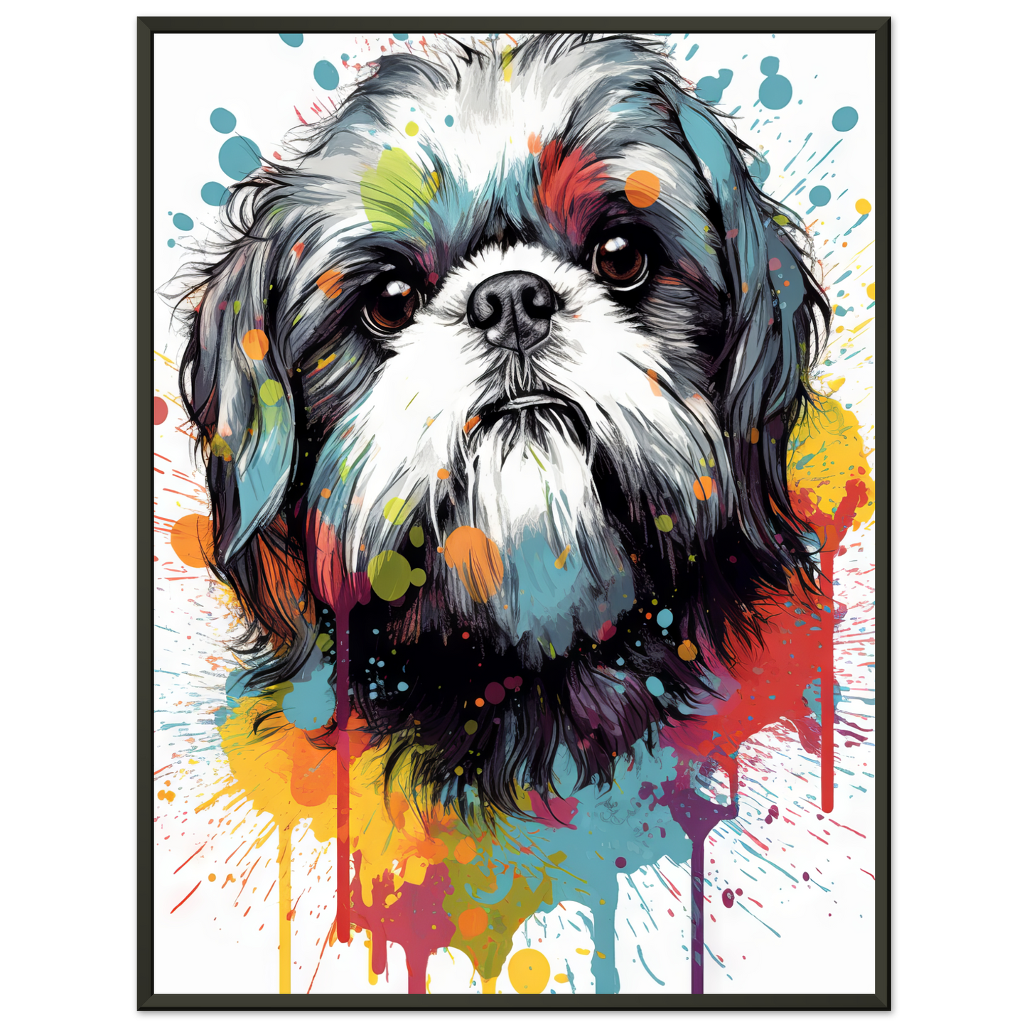 Hund Shih Tzu Pop-Art (DOG24)