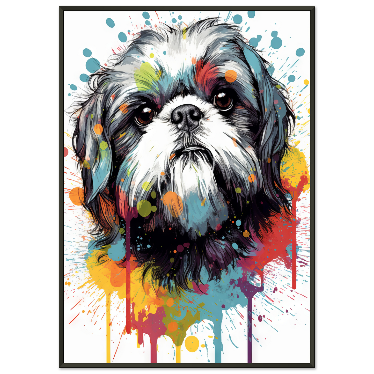 Hund Shih Tzu Pop-Art (DOG24)