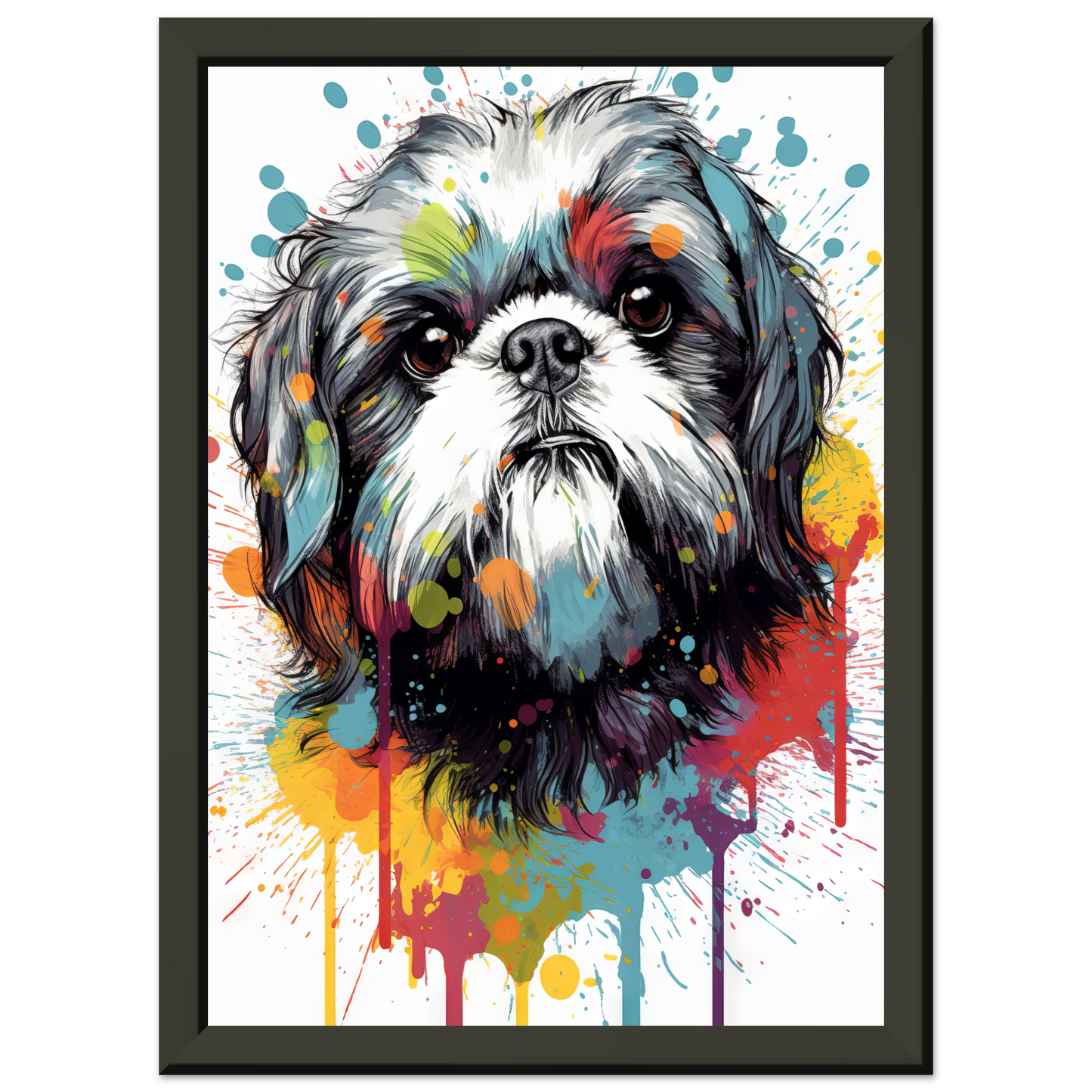 Hund Shih Tzu Pop-Art (DOG24)