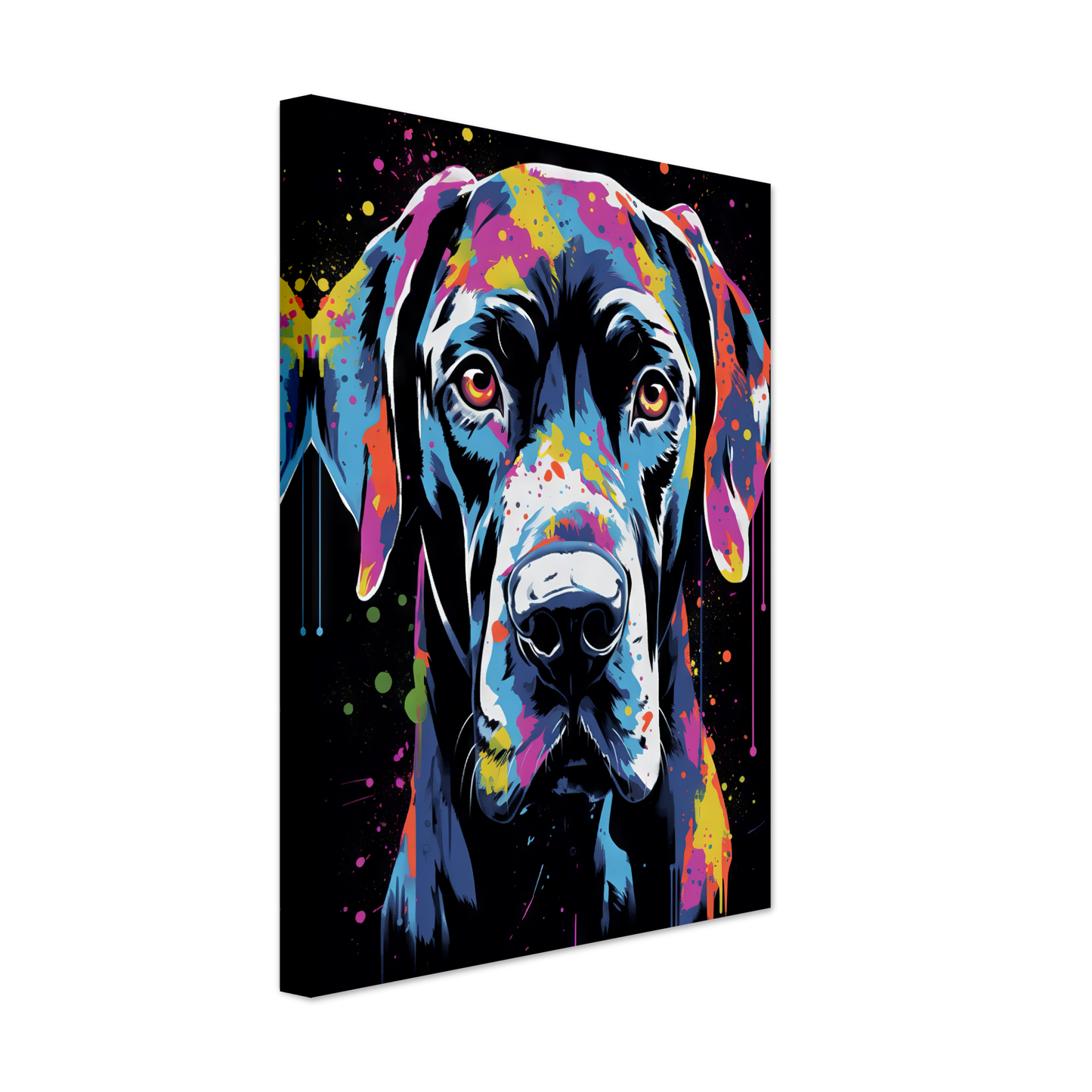 Hund Deutsche Dogge Pop-Art (DOG25)