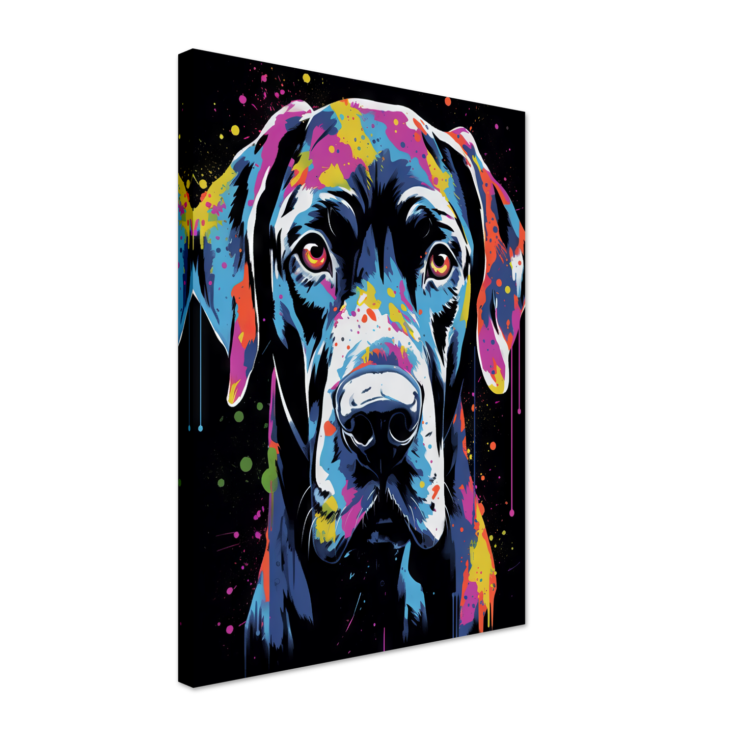 Hund Deutsche Dogge Pop-Art (DOG25)