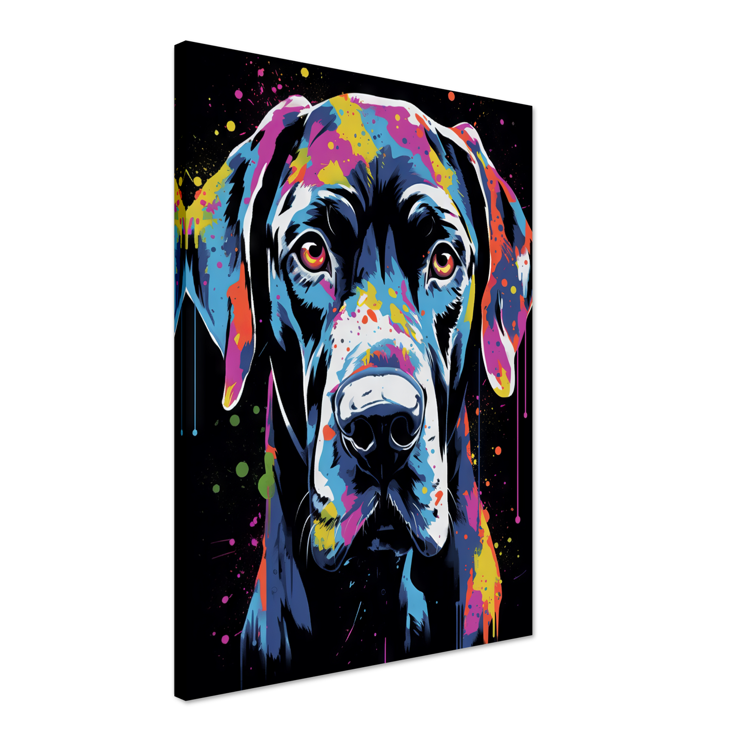 Hund Deutsche Dogge Pop-Art (DOG25)