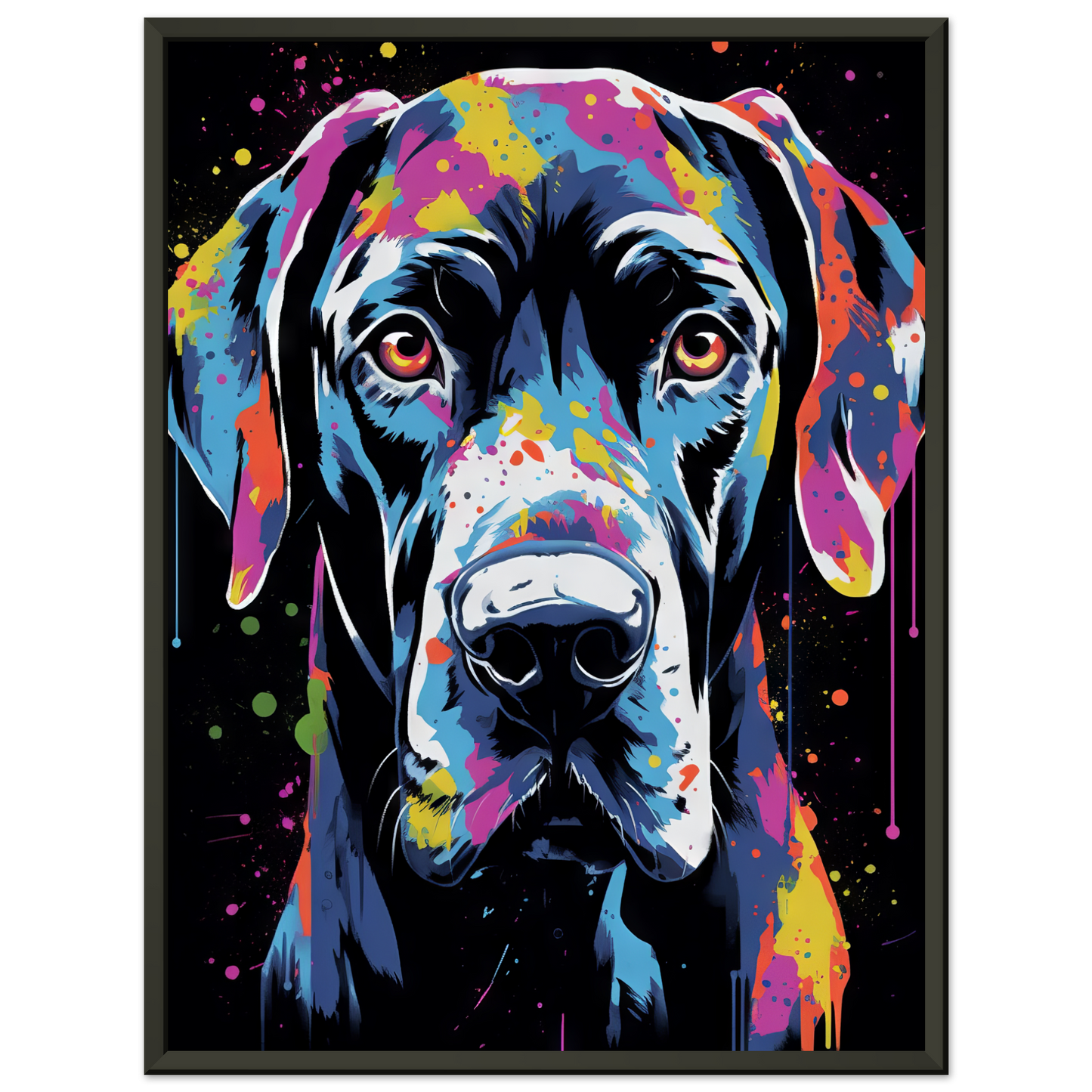Hund Deutsche Dogge Pop-Art (DOG25)