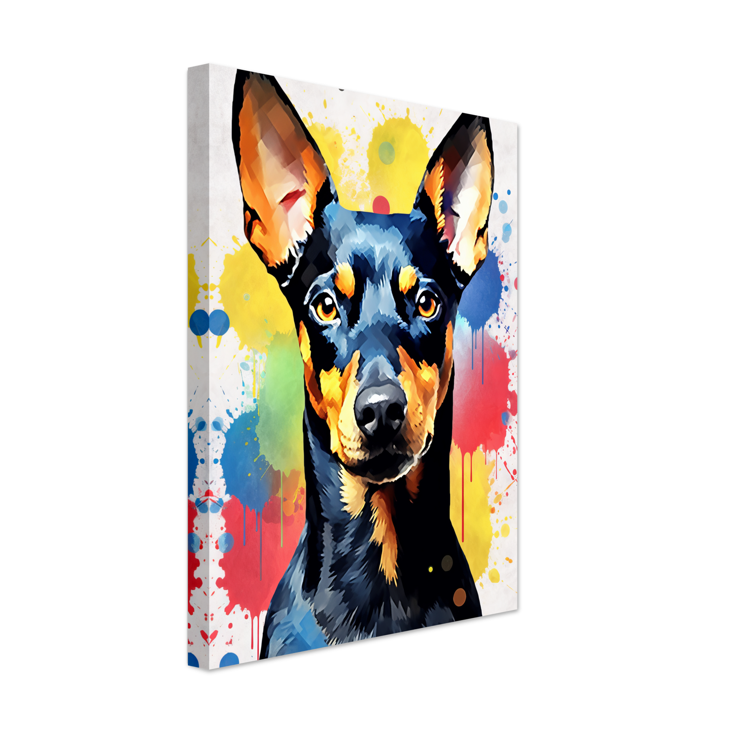 Deutscher Pinscher Pop-Art (DOG261)