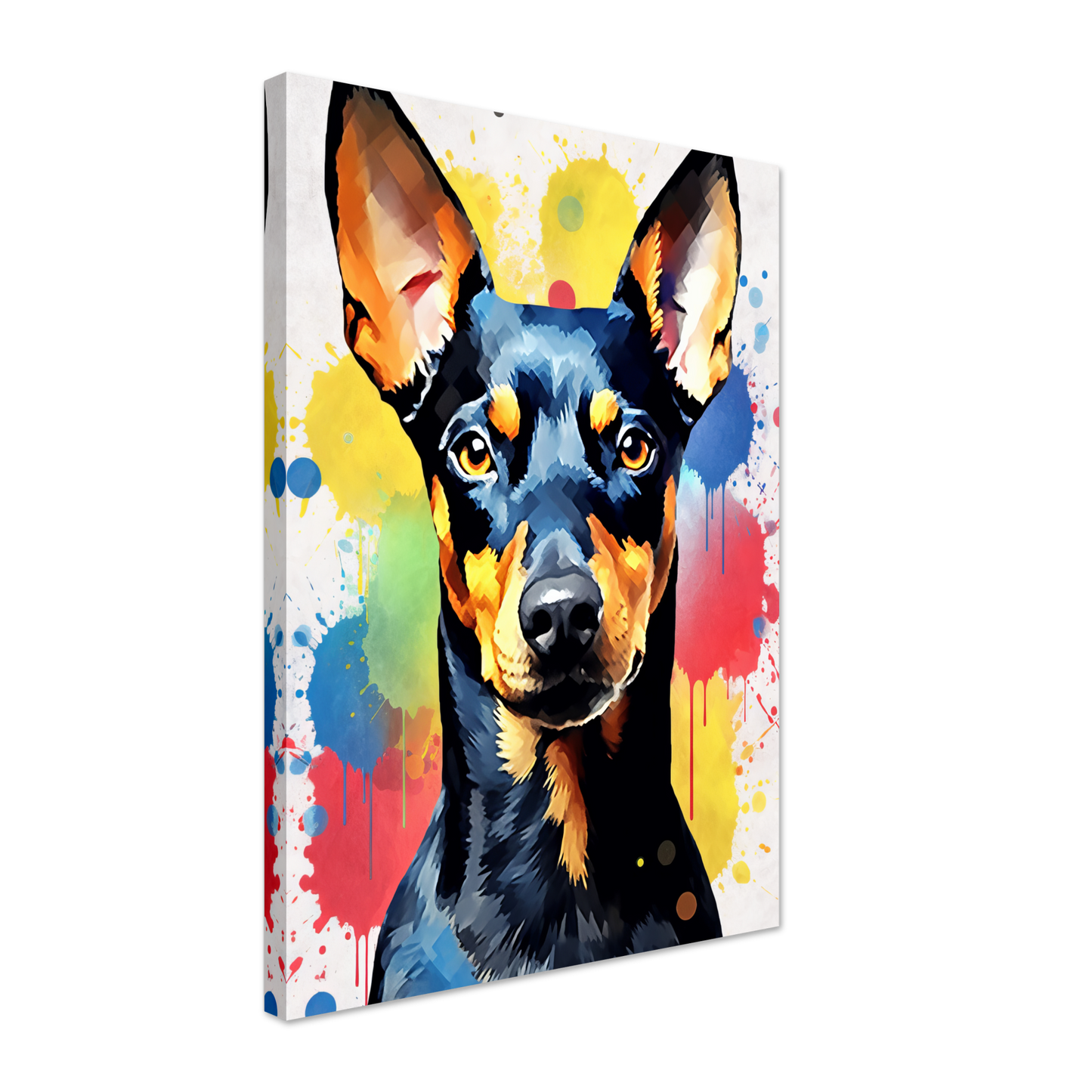 Deutscher Pinscher Pop-Art (DOG261)