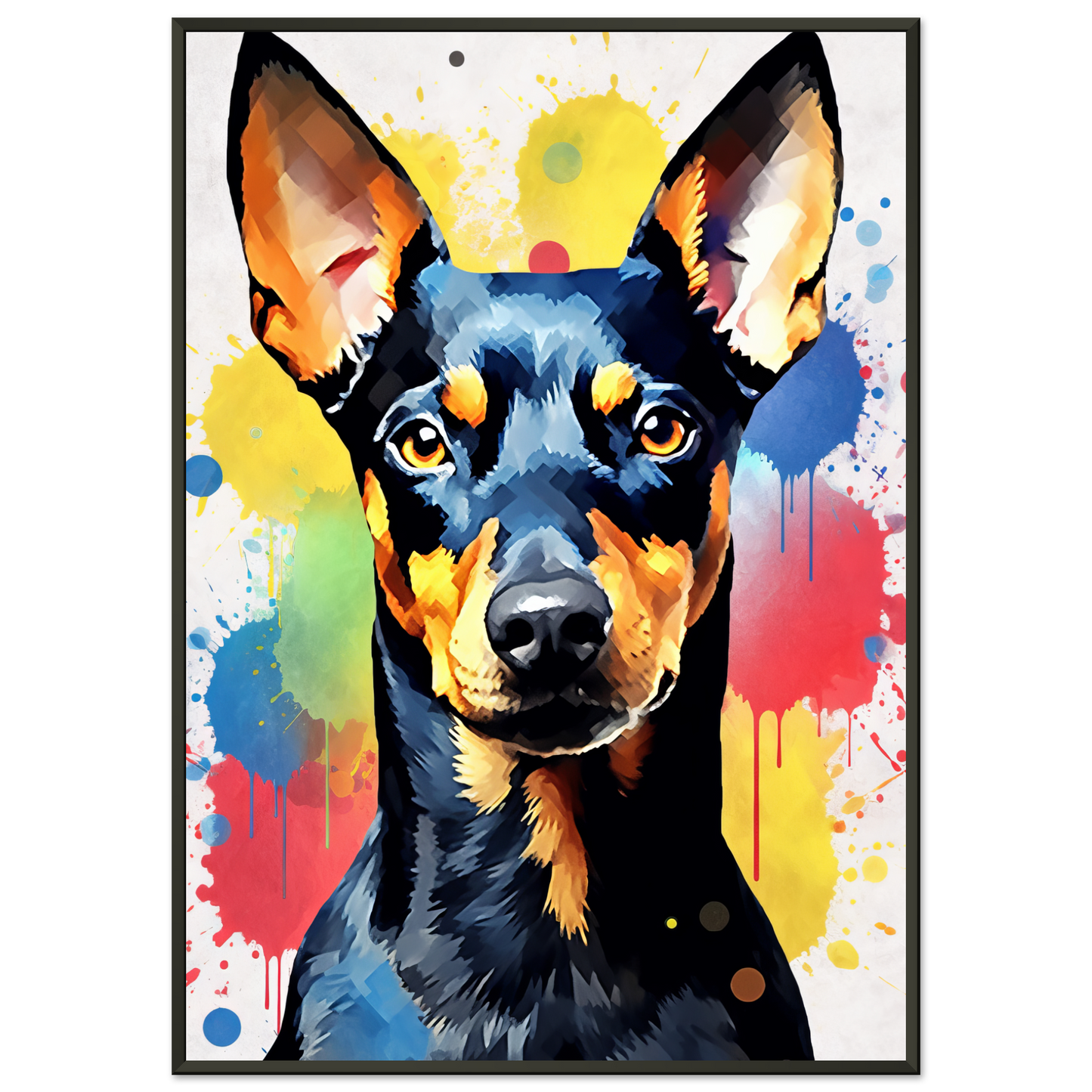 Deutscher Pinscher Pop-Art (DOG261)