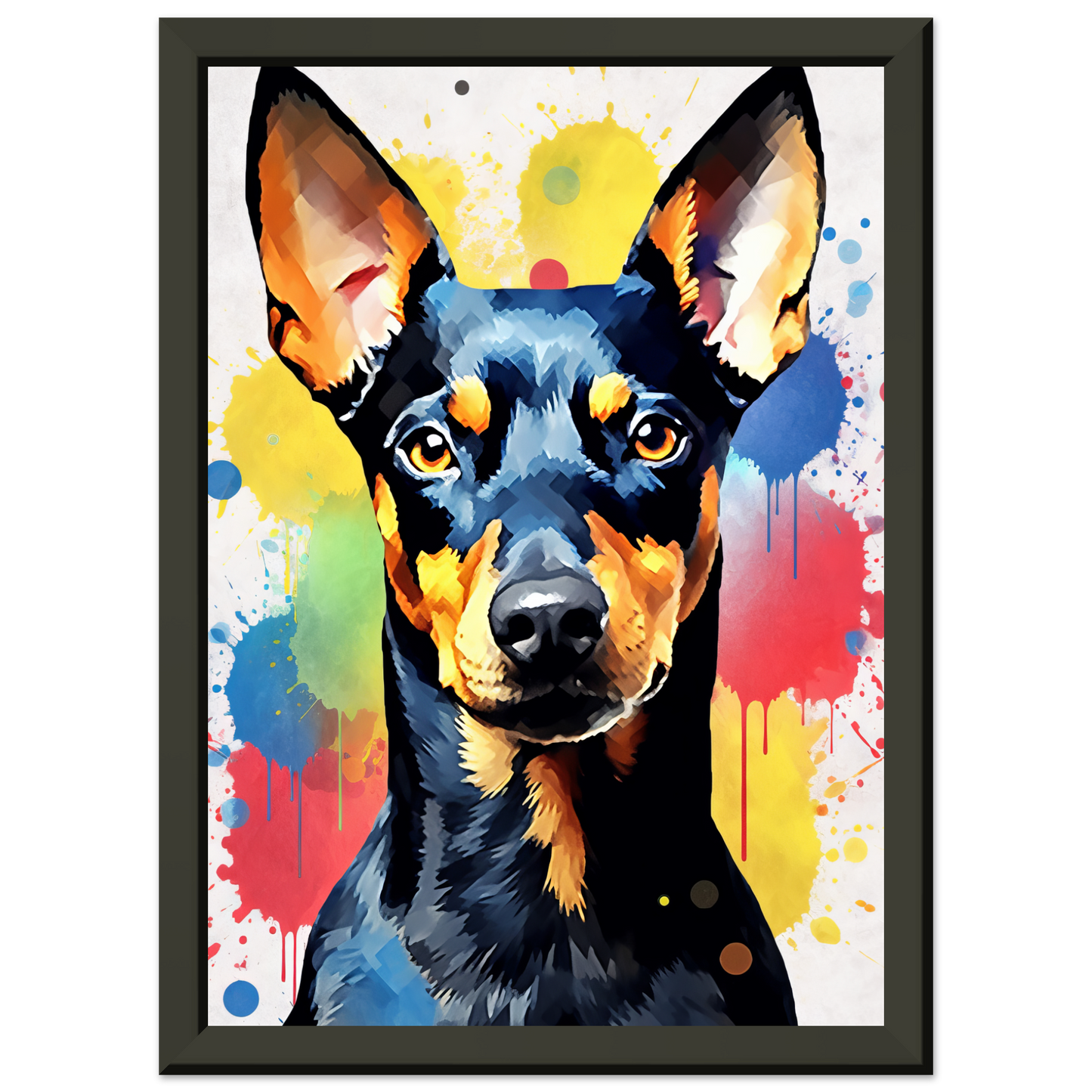Deutscher Pinscher Pop-Art (DOG261)