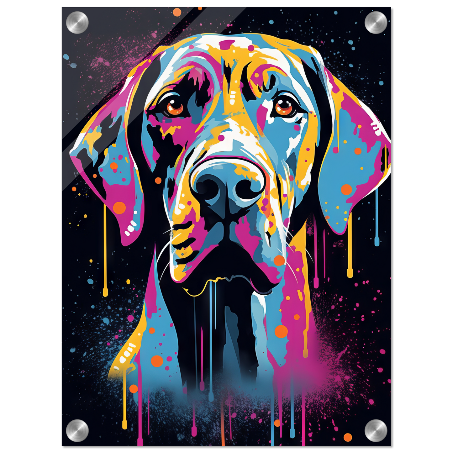 Hund Deutsche Dogge Pop-Art (DOG26)