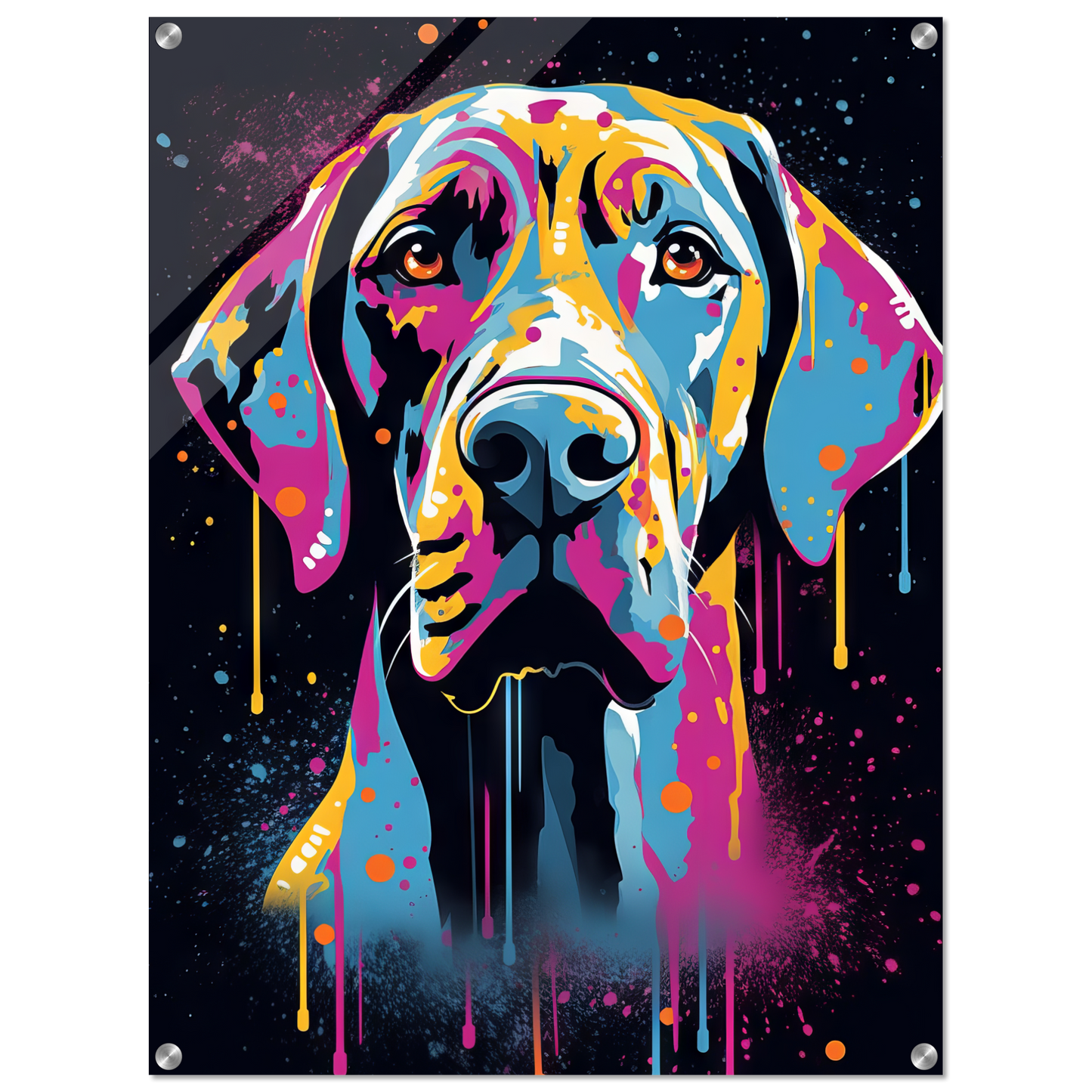 Hund Deutsche Dogge Pop-Art (DOG26)