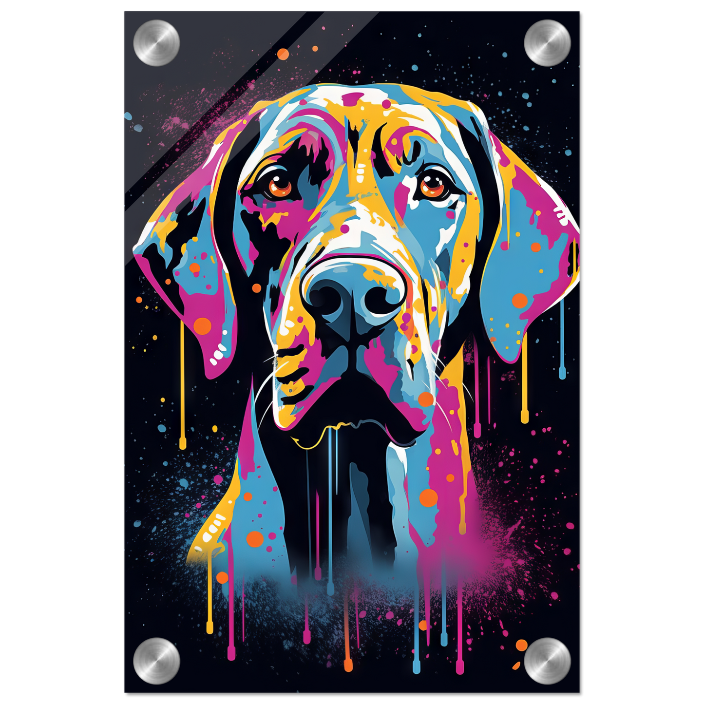 Hund Deutsche Dogge Pop-Art (DOG26)