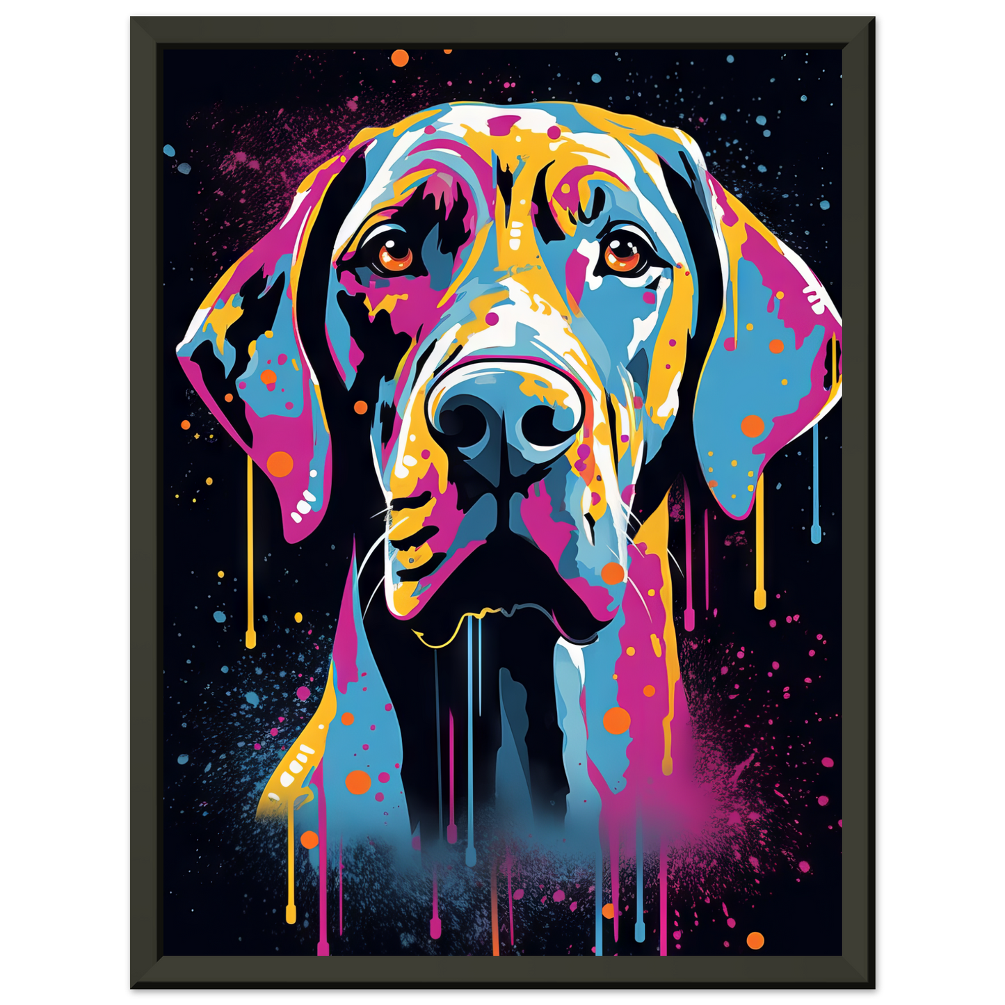 Hund Deutsche Dogge Pop-Art (DOG26)