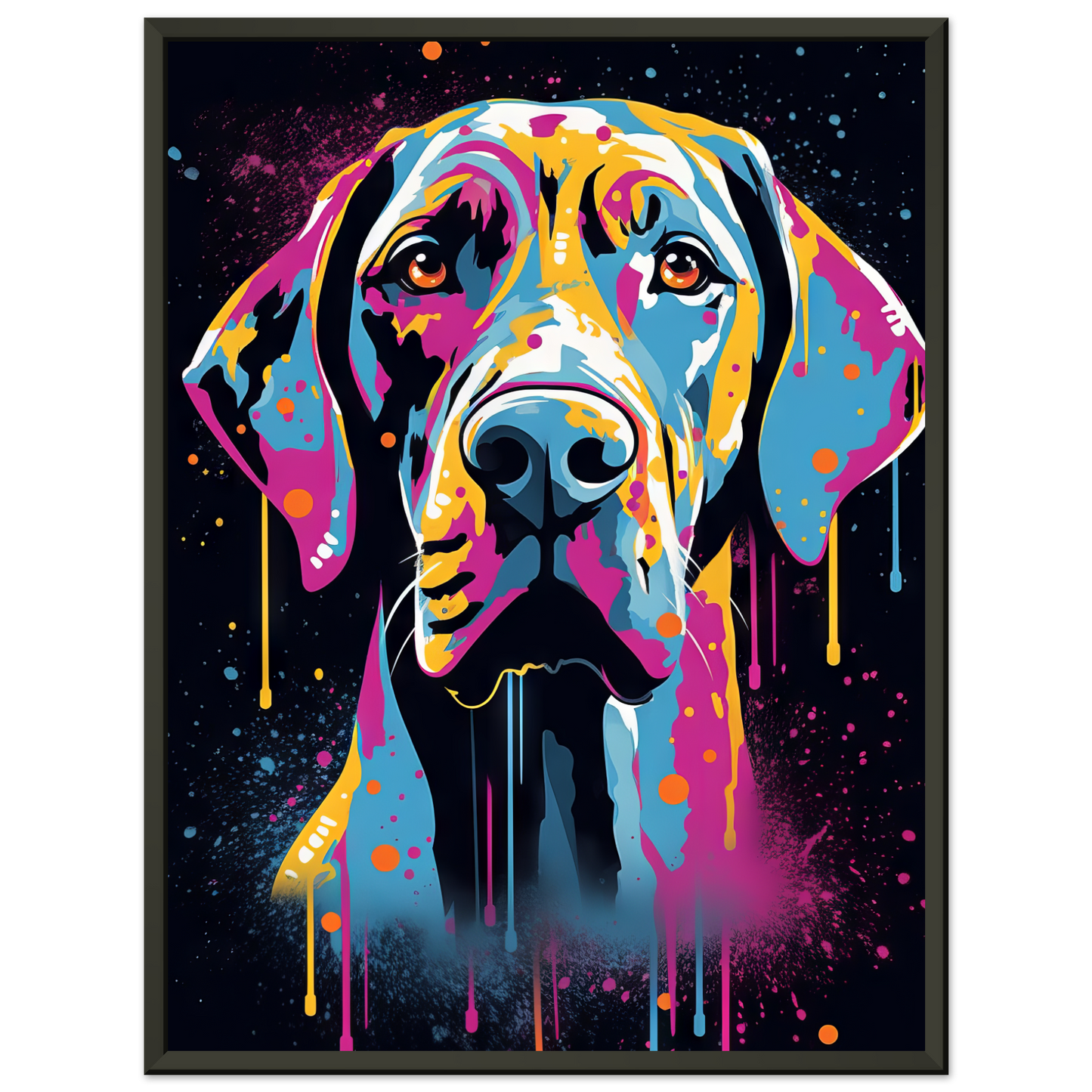 Hund Deutsche Dogge Pop-Art (DOG26)