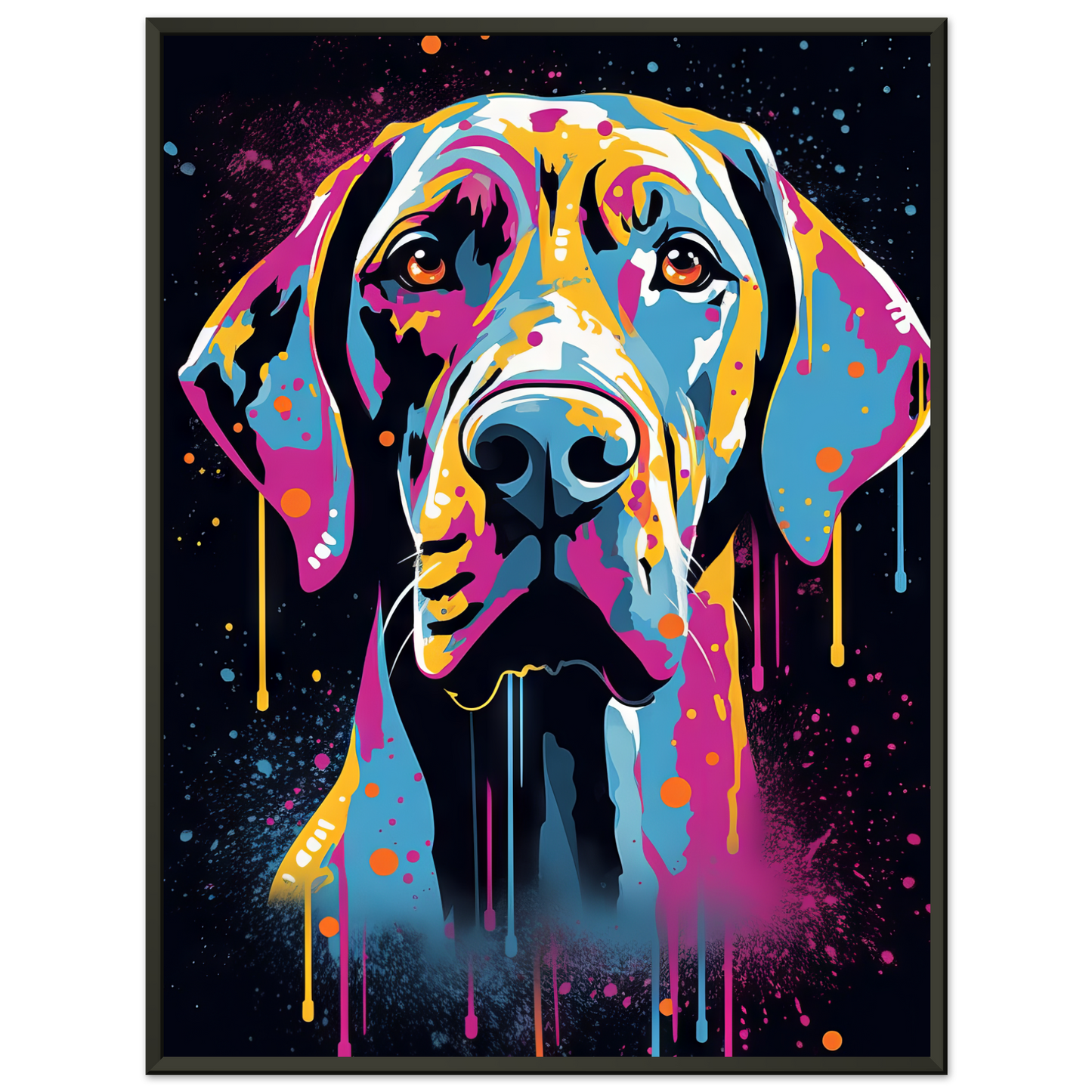 Hund Deutsche Dogge Pop-Art (DOG26)