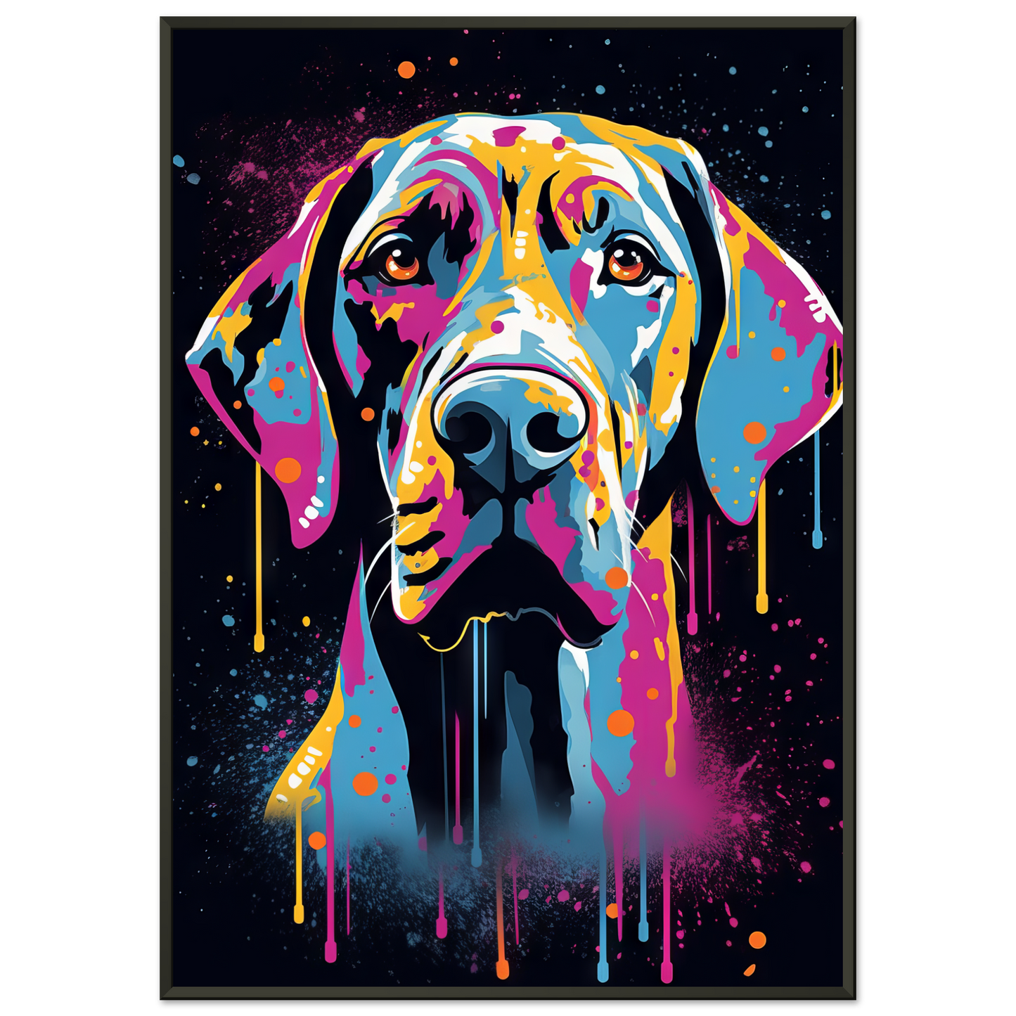 Hund Deutsche Dogge Pop-Art (DOG26)