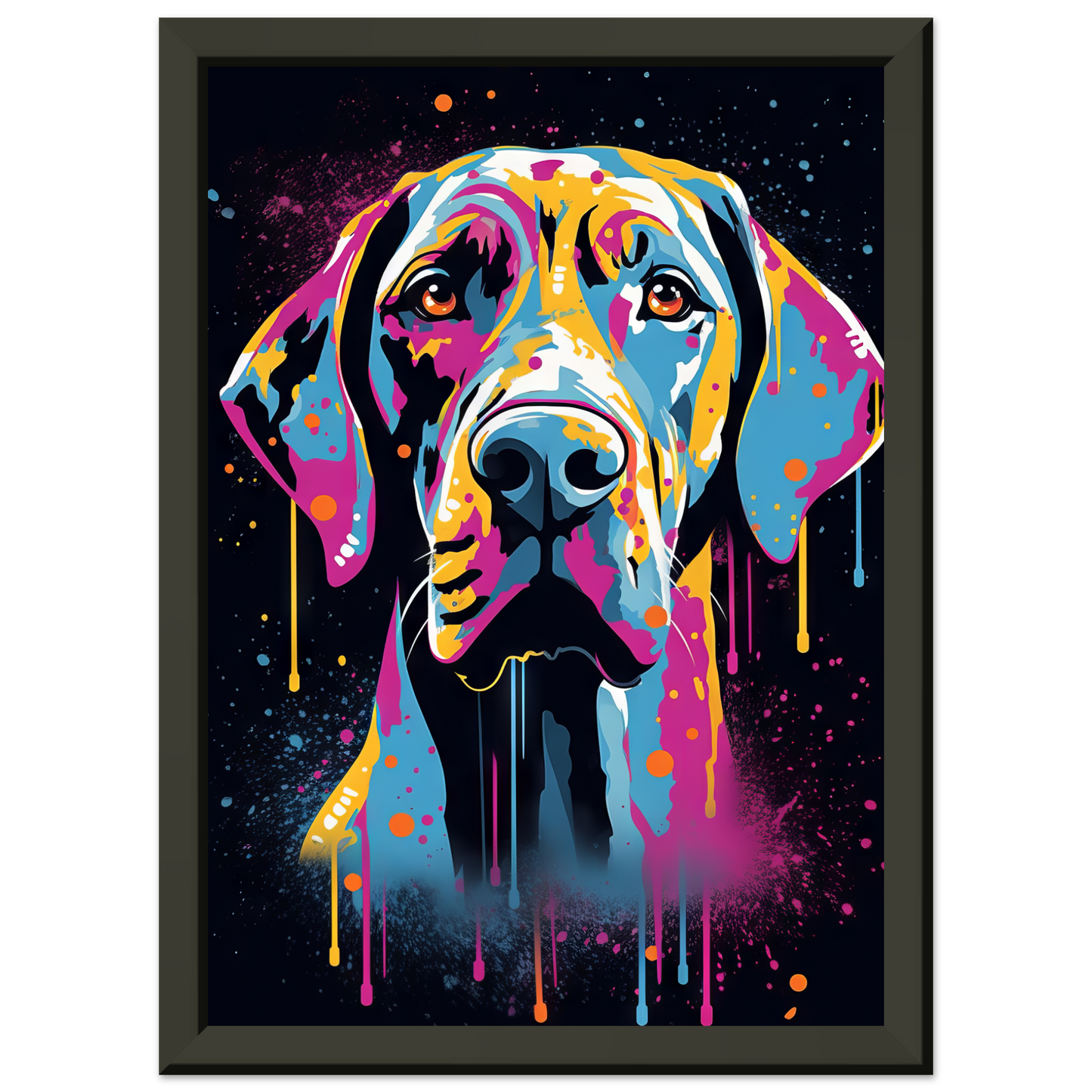 Hund Deutsche Dogge Pop-Art (DOG26)