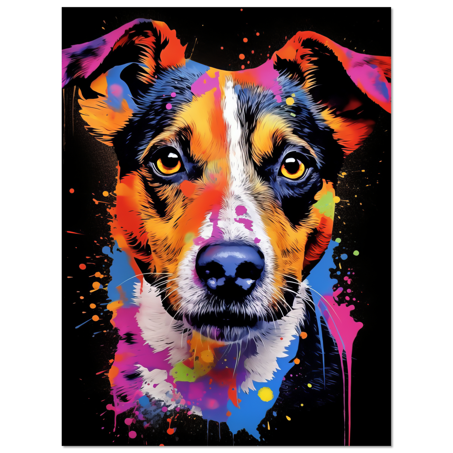 Jack Russell Terrier Pop Art (DOG277)