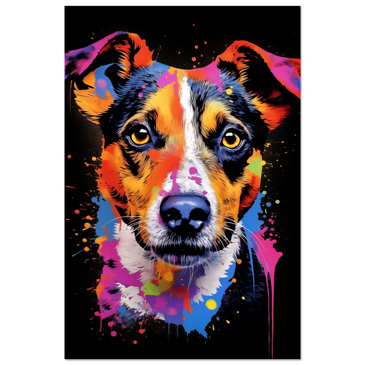 Jack Russell Terrier Pop Art (DOG277)