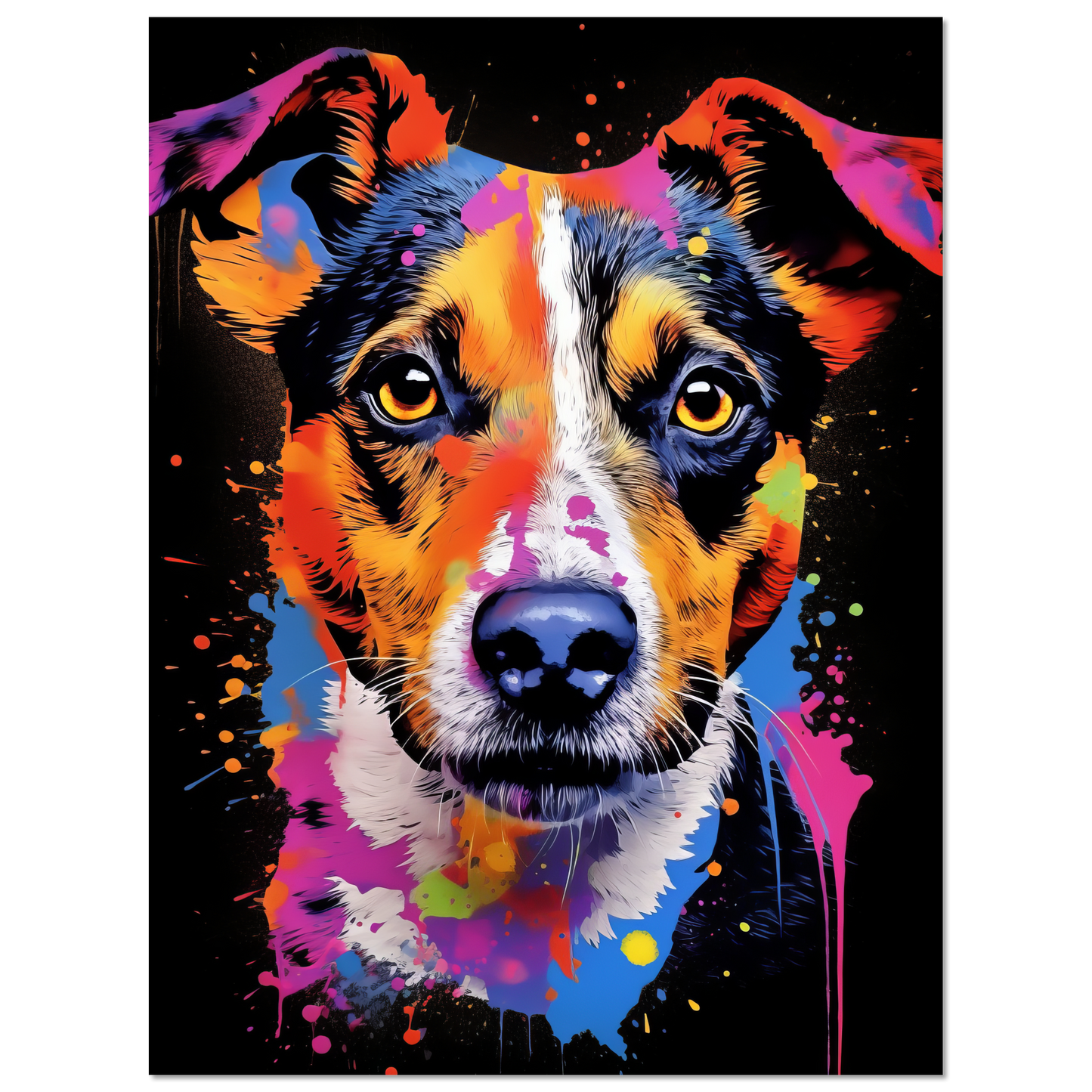 Jack Russell Terrier Pop Art (DOG277)