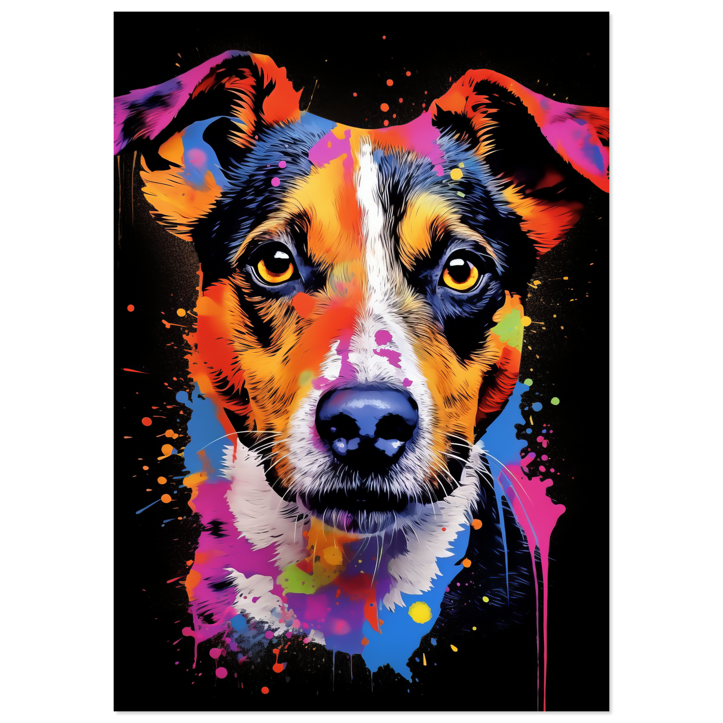 Jack Russell Terrier Pop Art (DOG277)