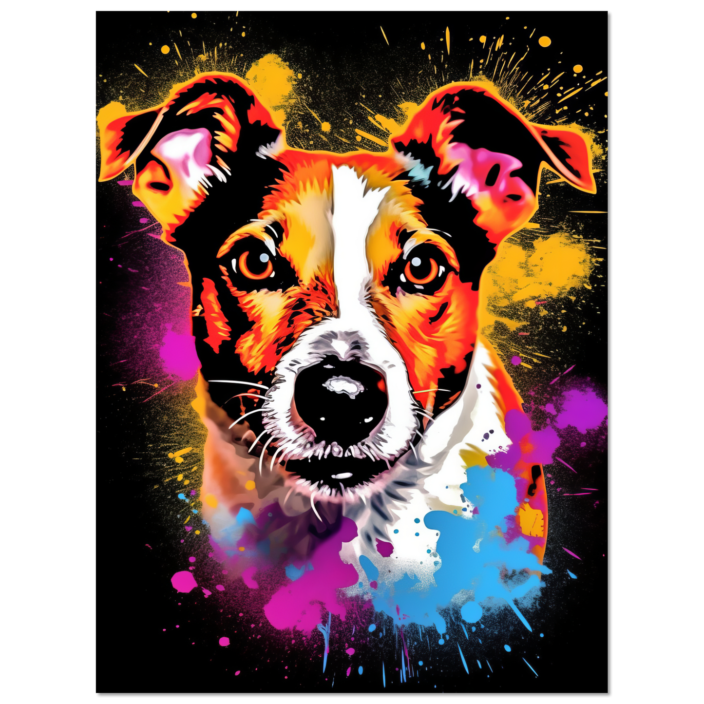 Jack Russell Terrier Pop-Art (DOG278)