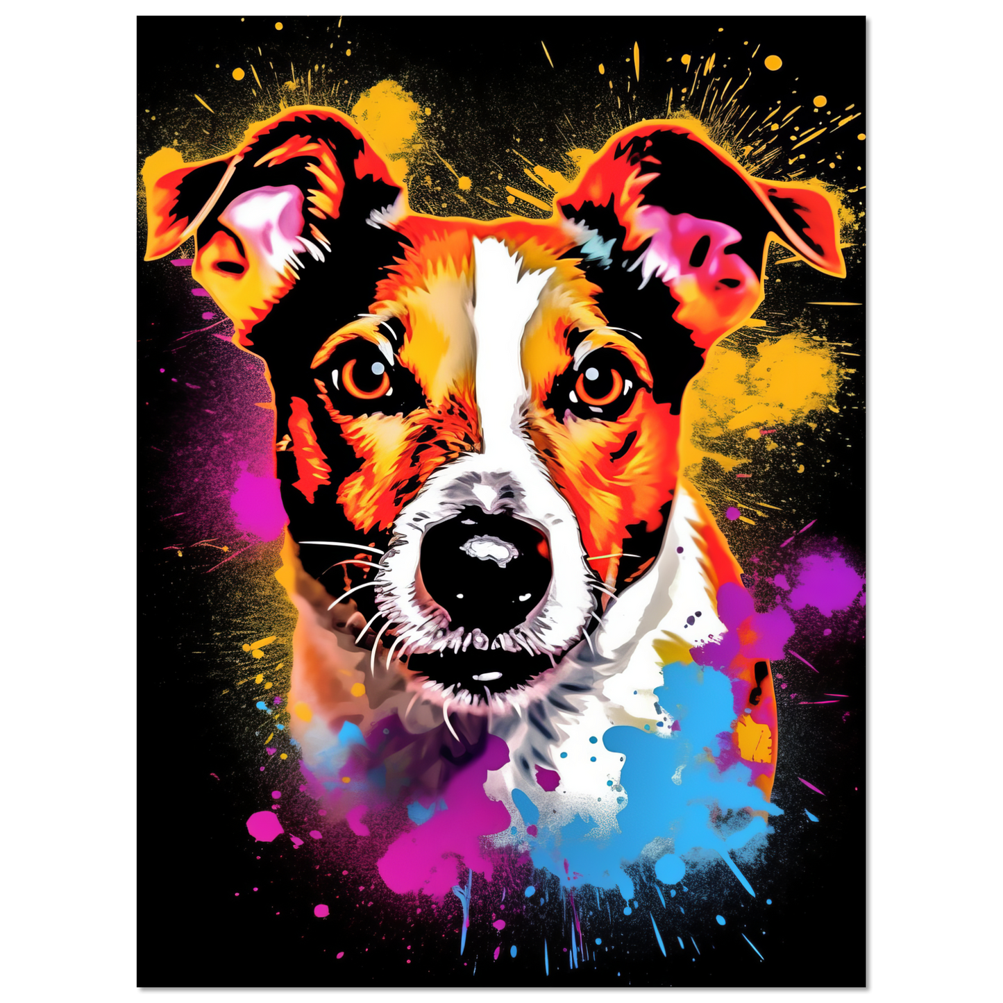 Jack Russell Terrier Pop-Art (DOG278)