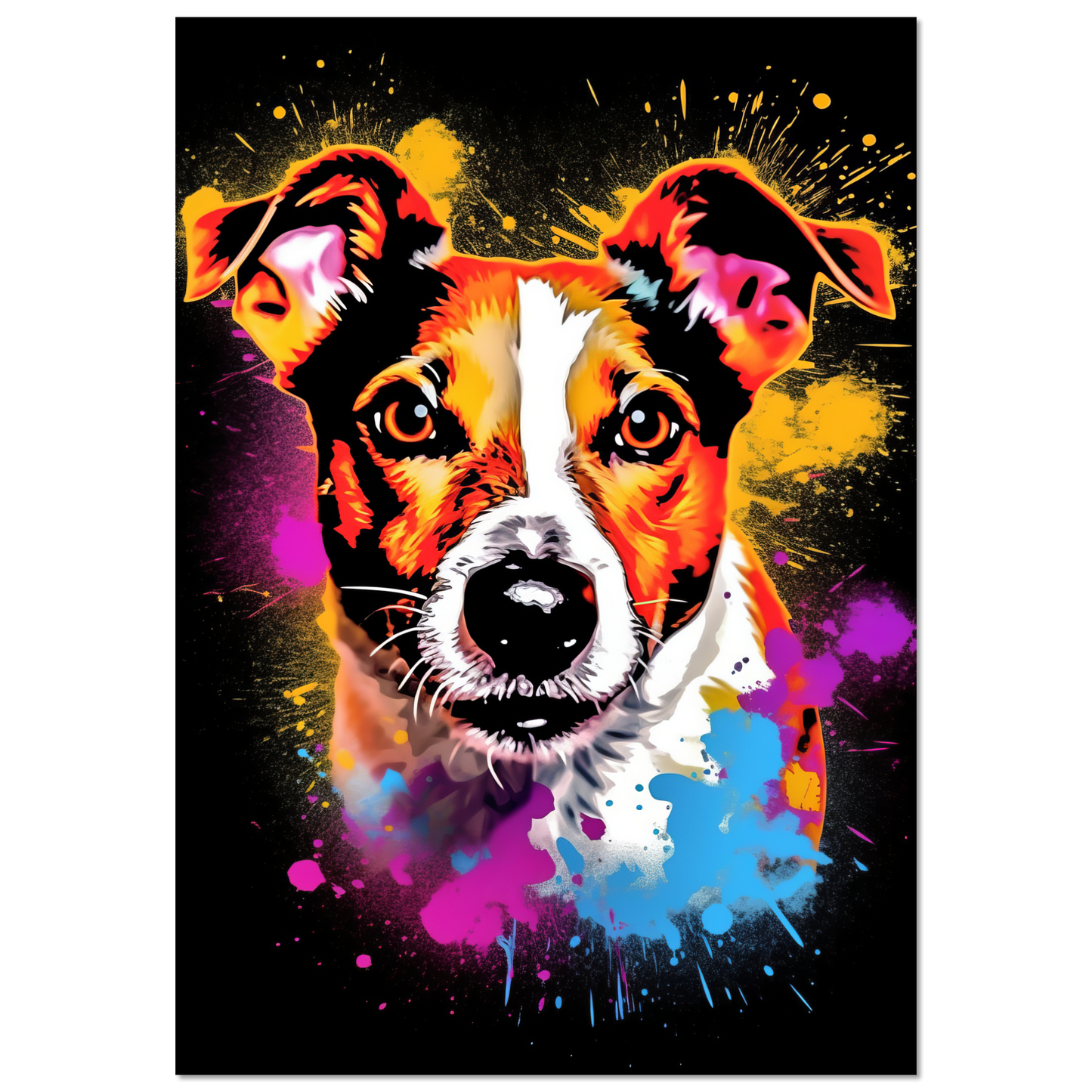 Jack Russell Terrier Pop-Art (DOG278)