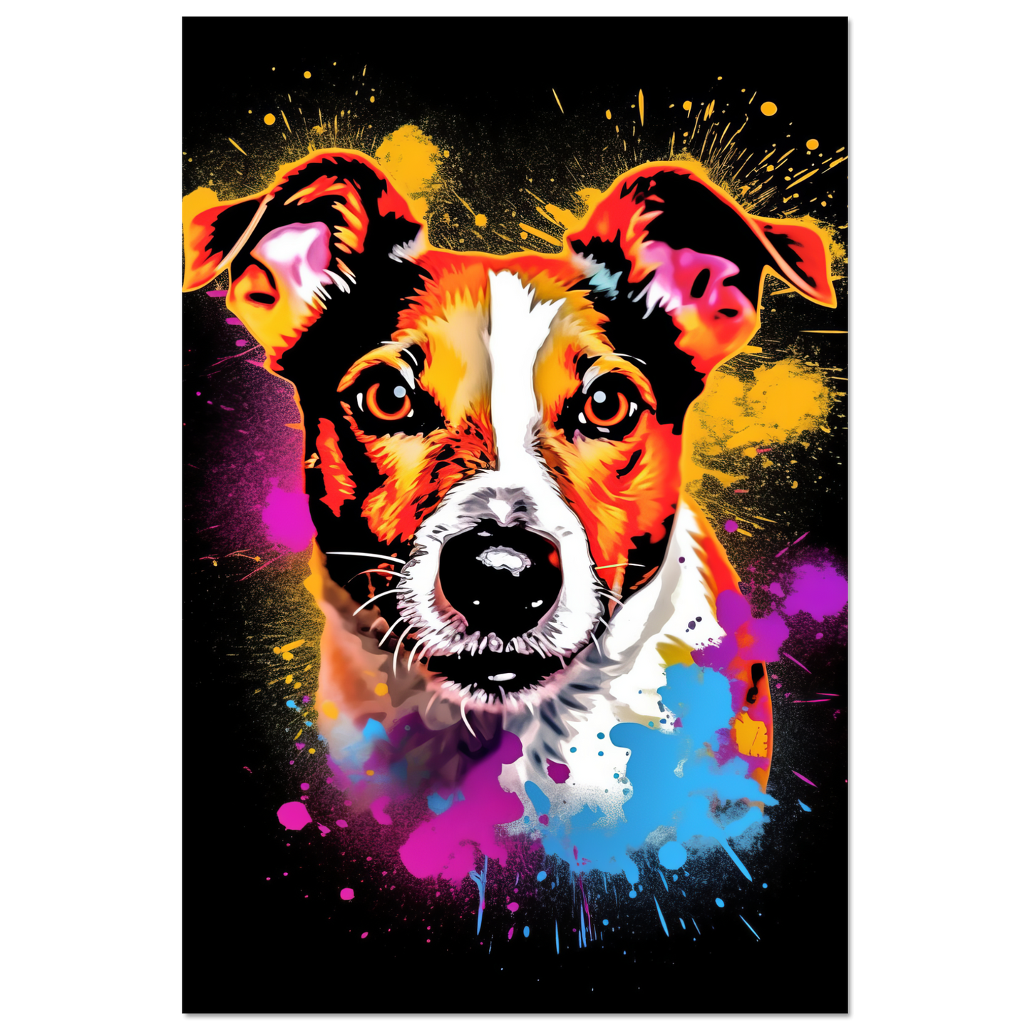 Jack Russell Terrier Pop-Art (DOG278)