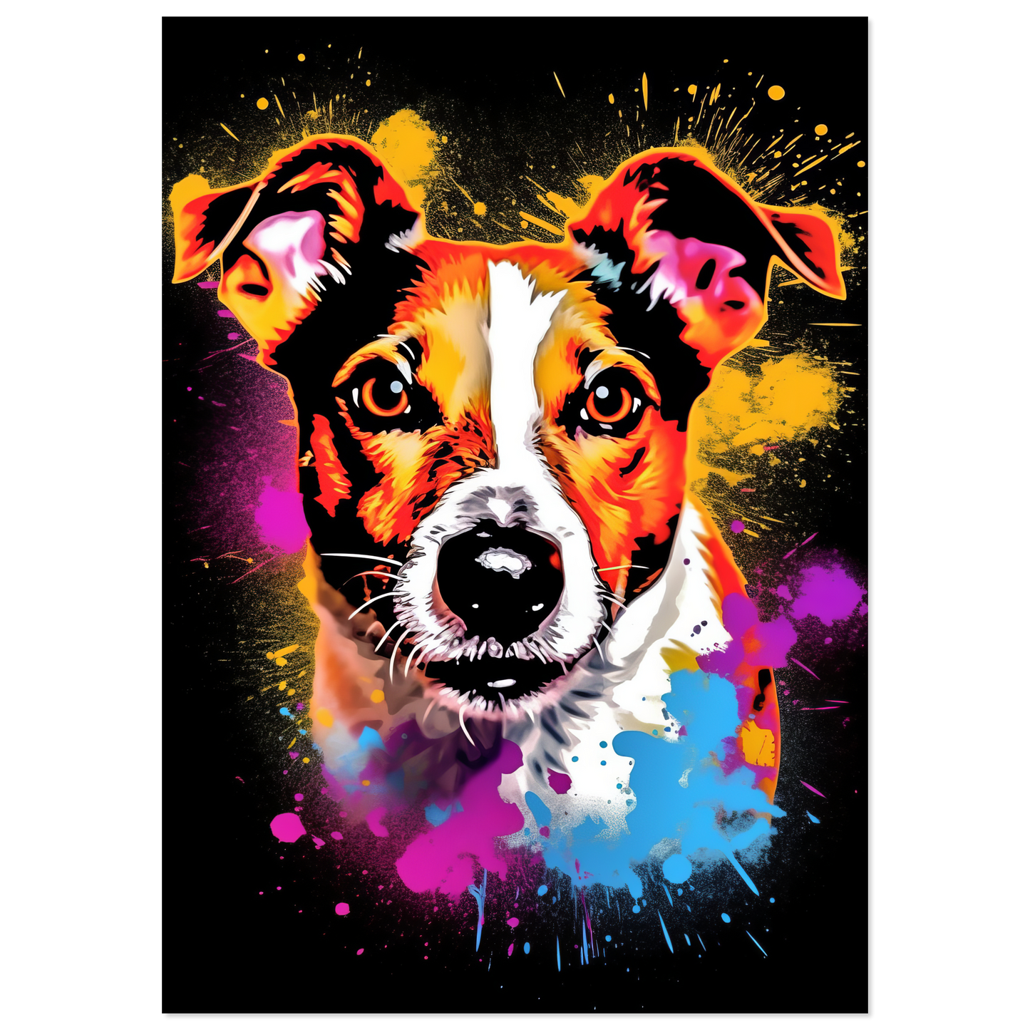 Jack Russell Terrier Pop-Art (DOG278)