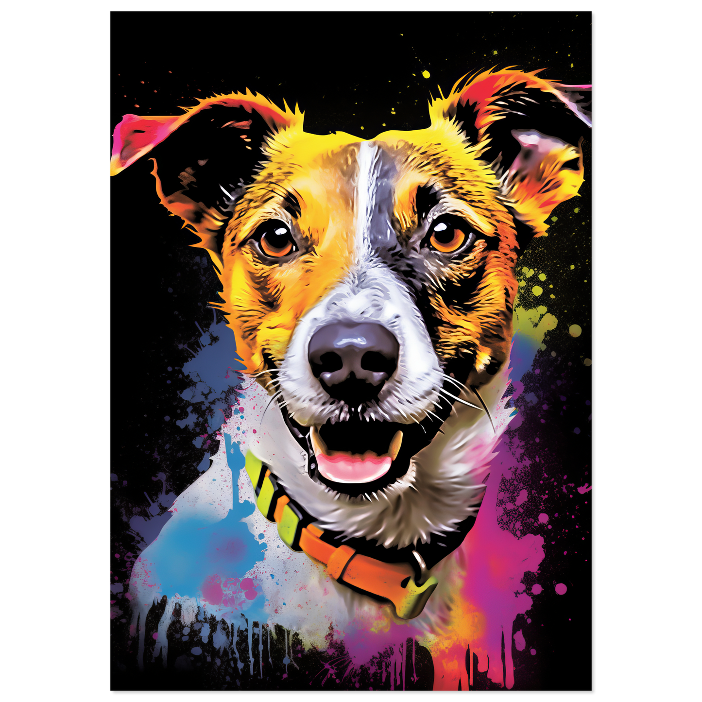 Jack Russell Terrier Pop Art (DOG279)