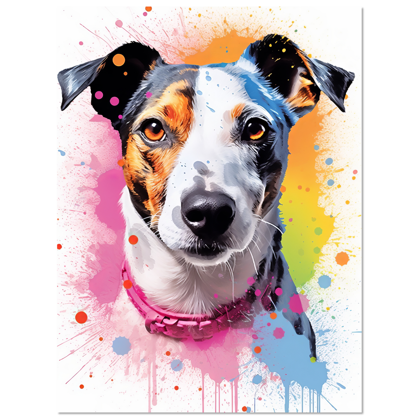 Jack Russell Terrier Pop Art (DOG282)