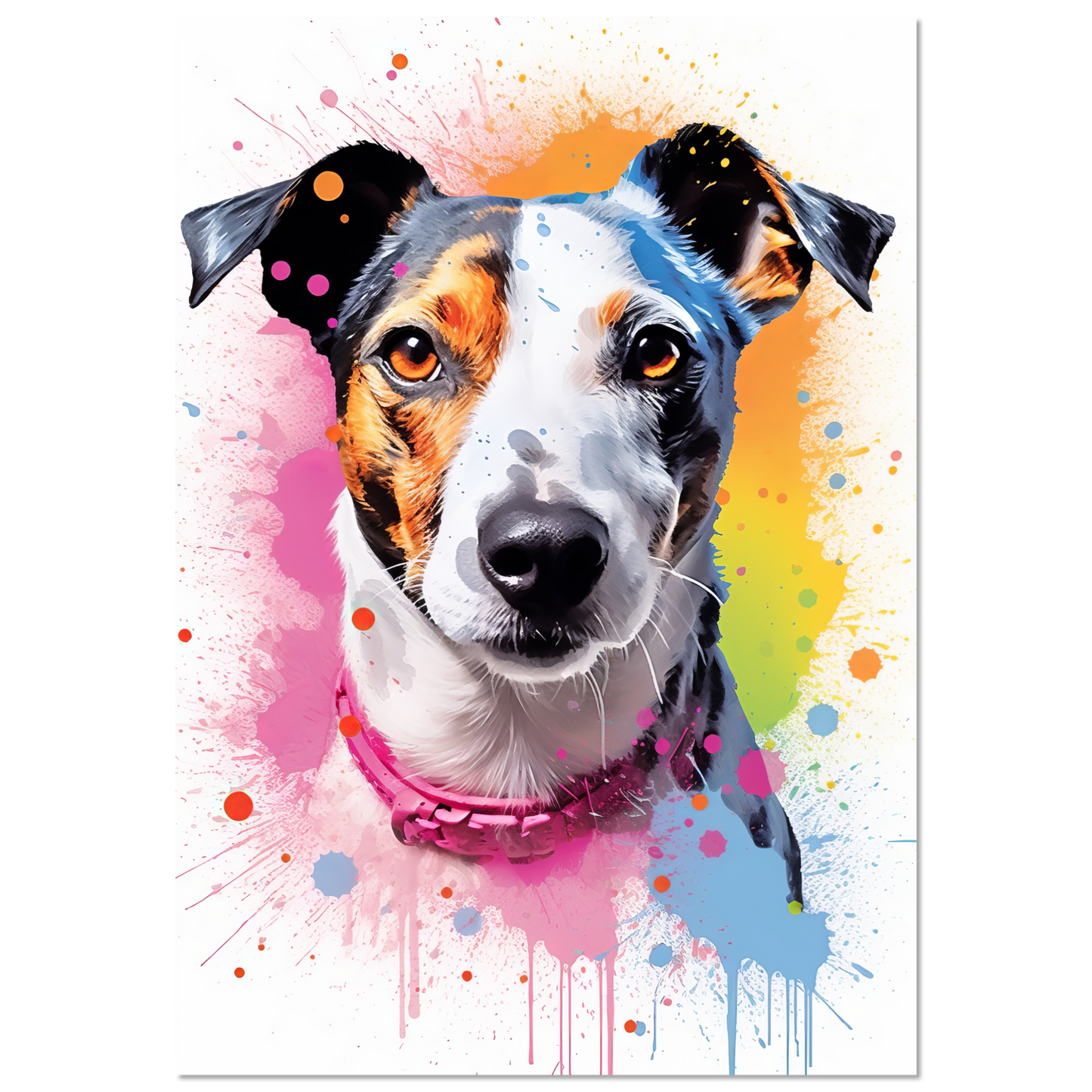 Jack Russell Terrier Pop Art (DOG282)