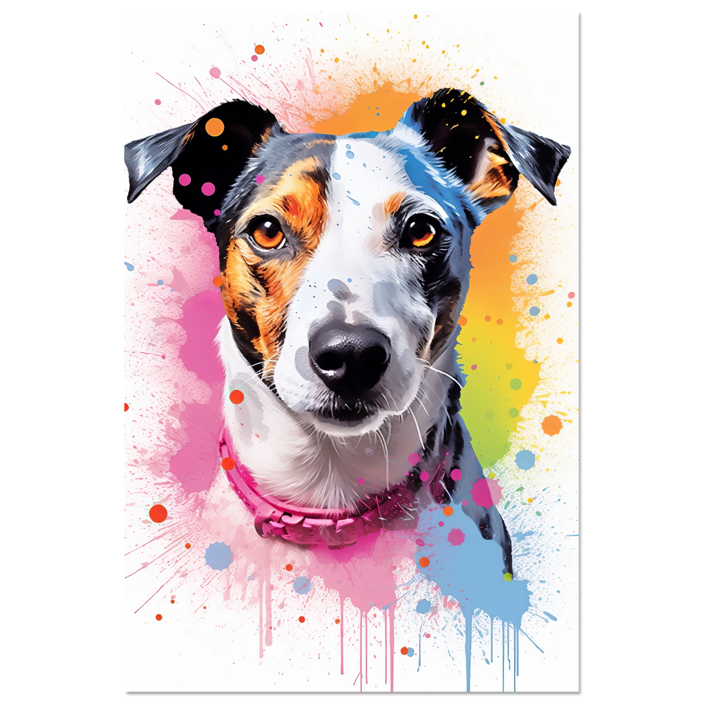 Jack Russell Terrier Pop Art (DOG282)