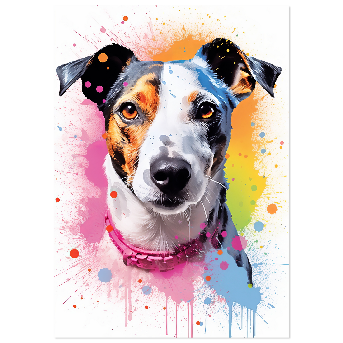 Jack Russell Terrier Pop Art (DOG282)