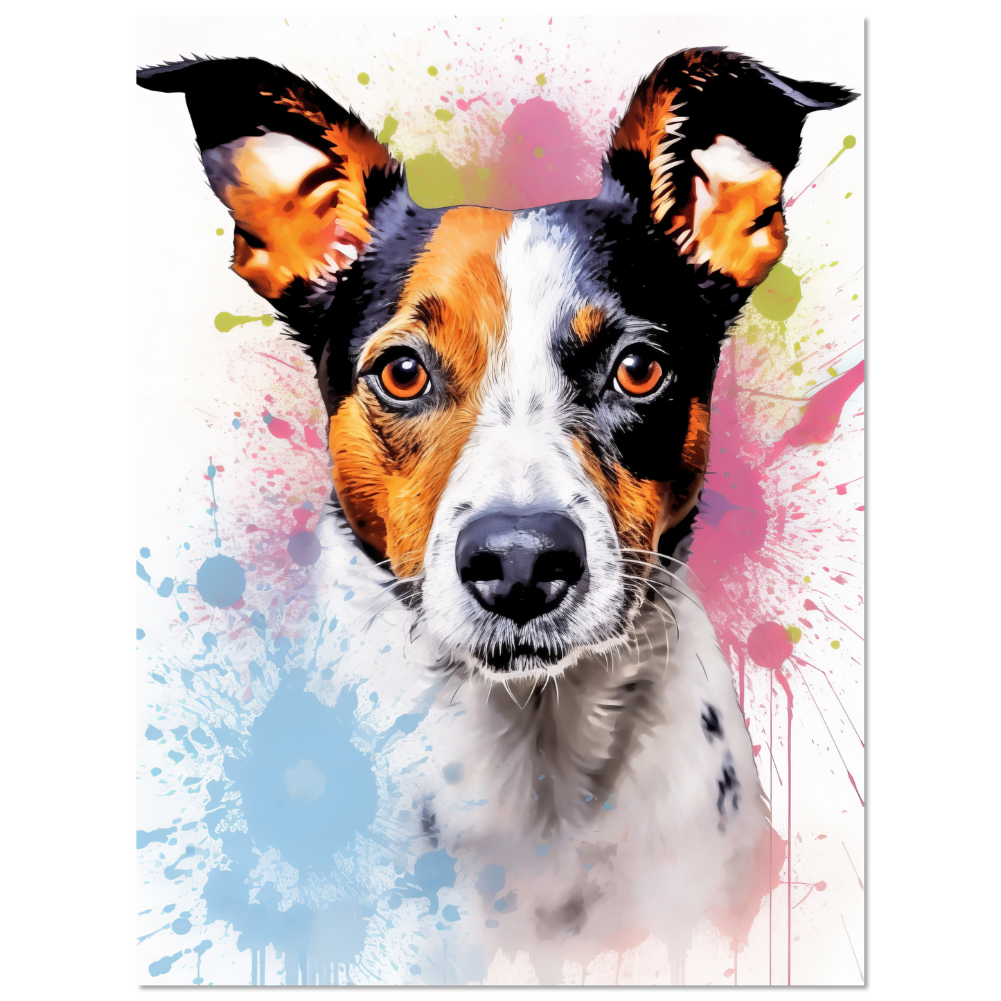 Jack Russell Terrier Pop Art (DOG283)