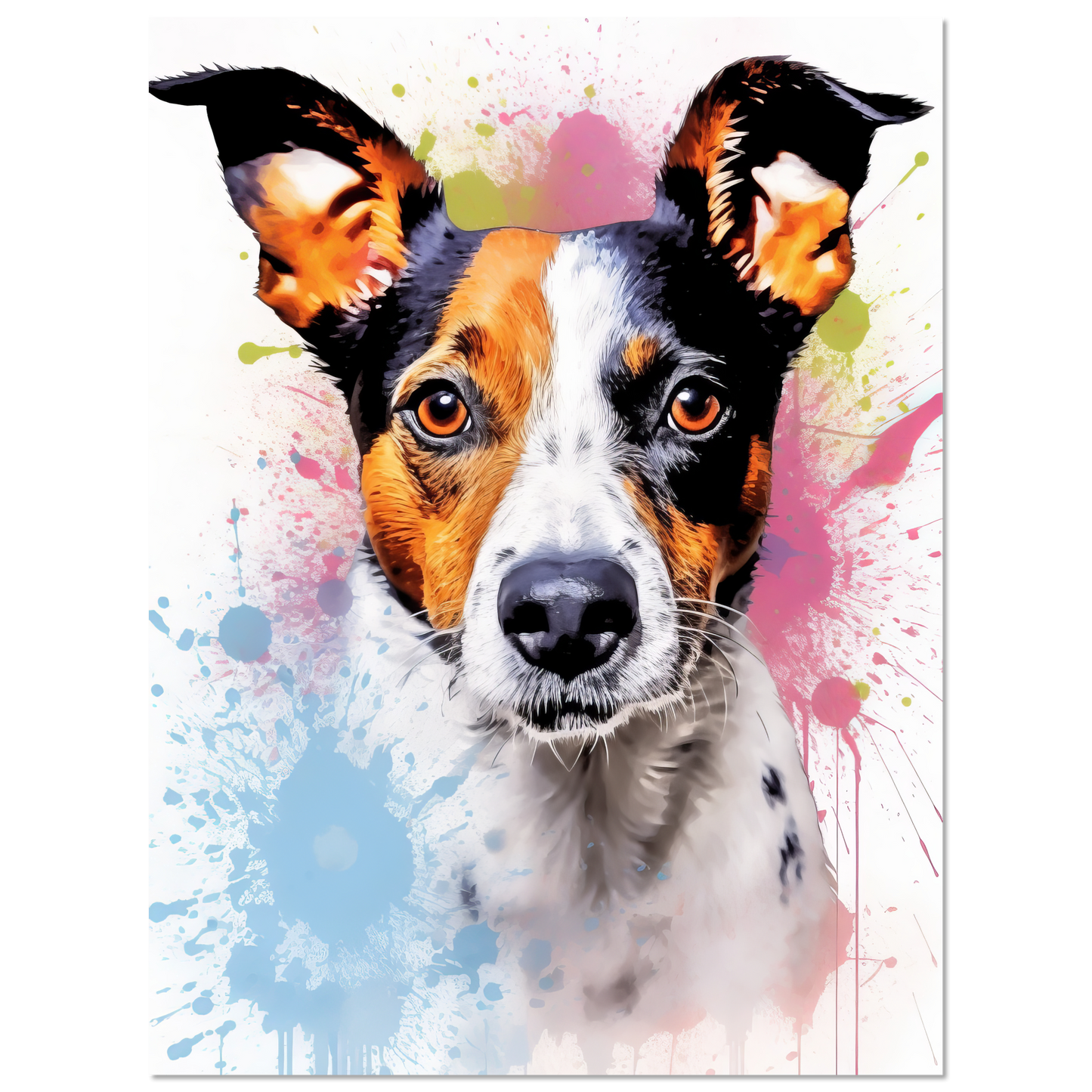 Jack Russell Terrier Pop Art (DOG283)