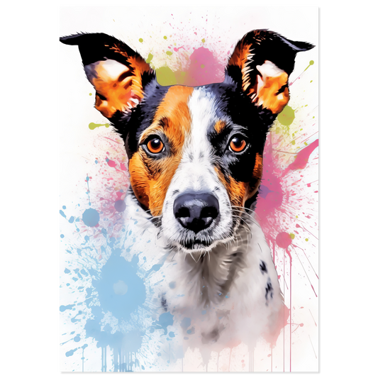 Jack Russell Terrier Pop Art (DOG283)