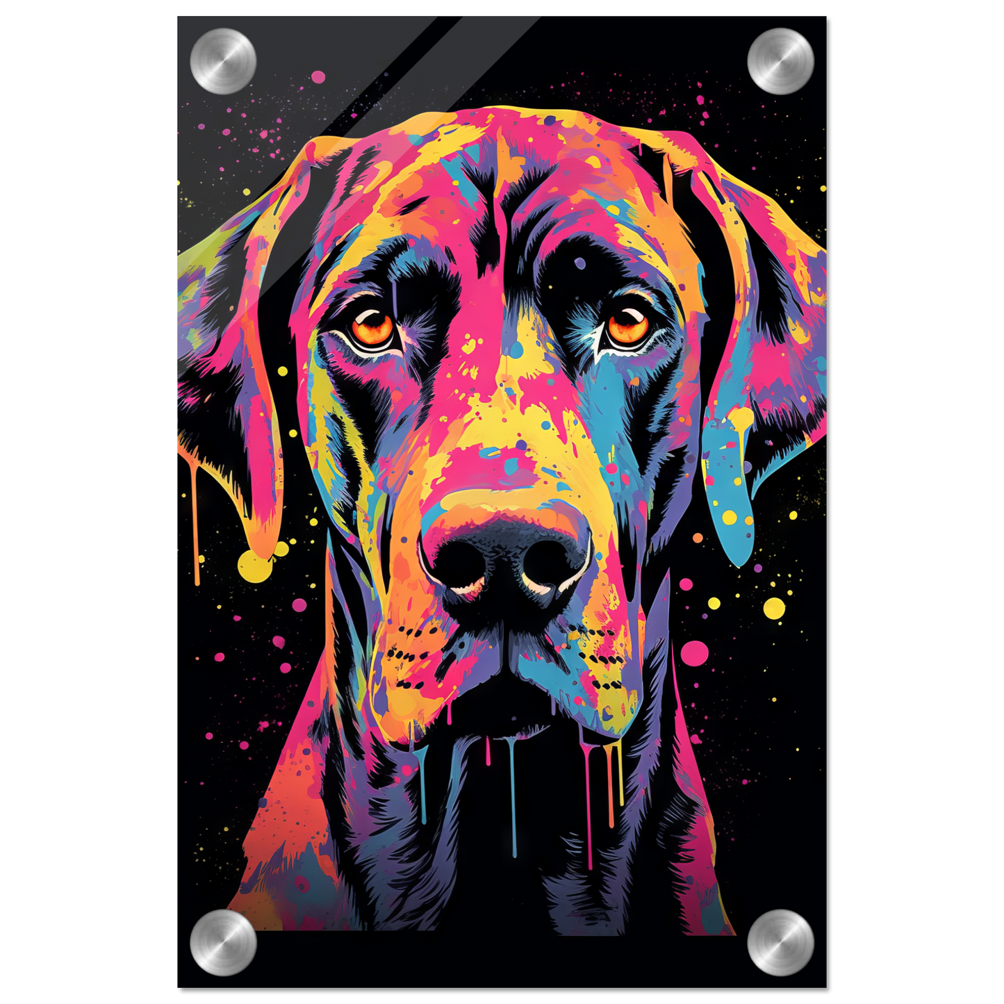 Hund Deutsche Dogge Pop-Art (DOG28)