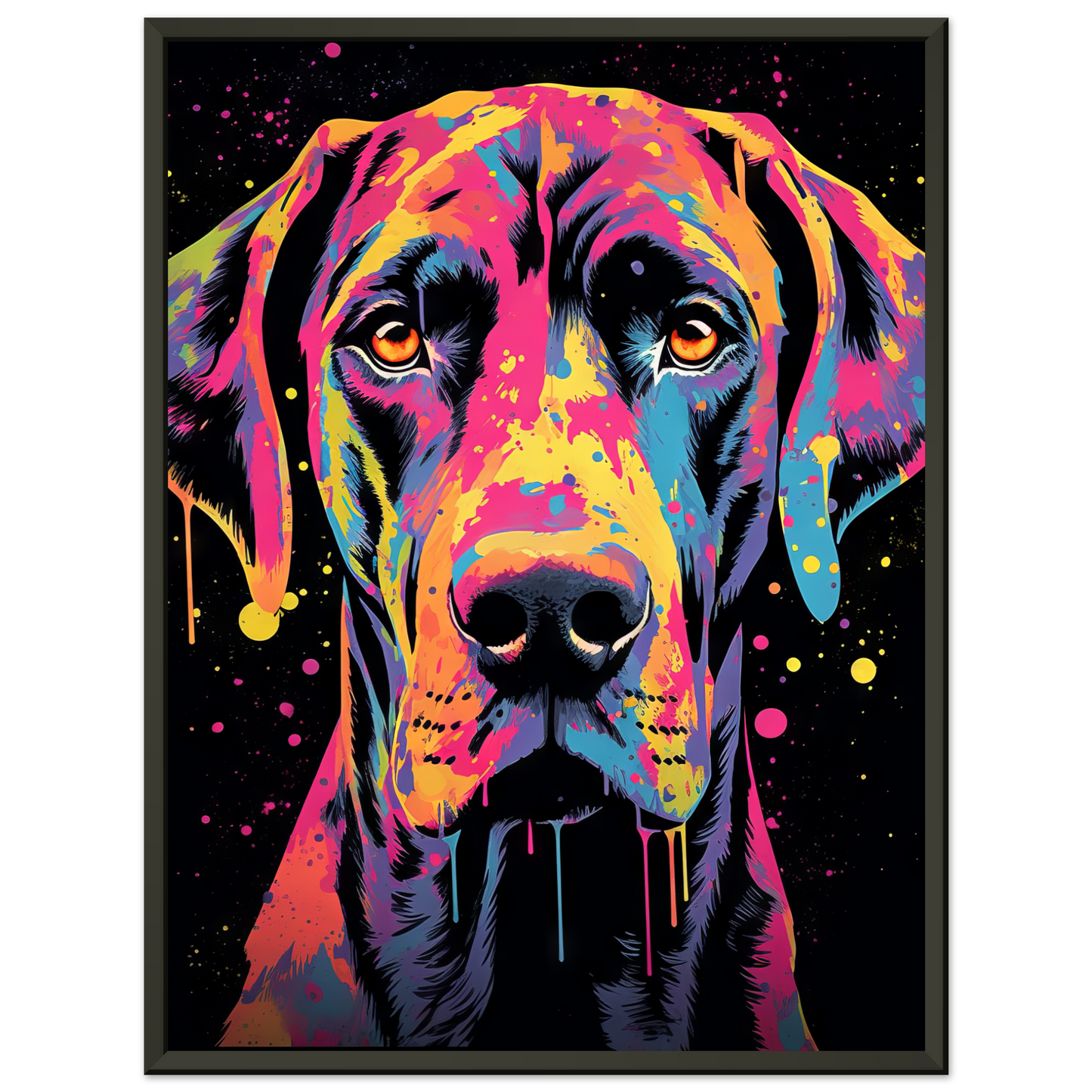 Hund Deutsche Dogge Pop-Art (DOG28)