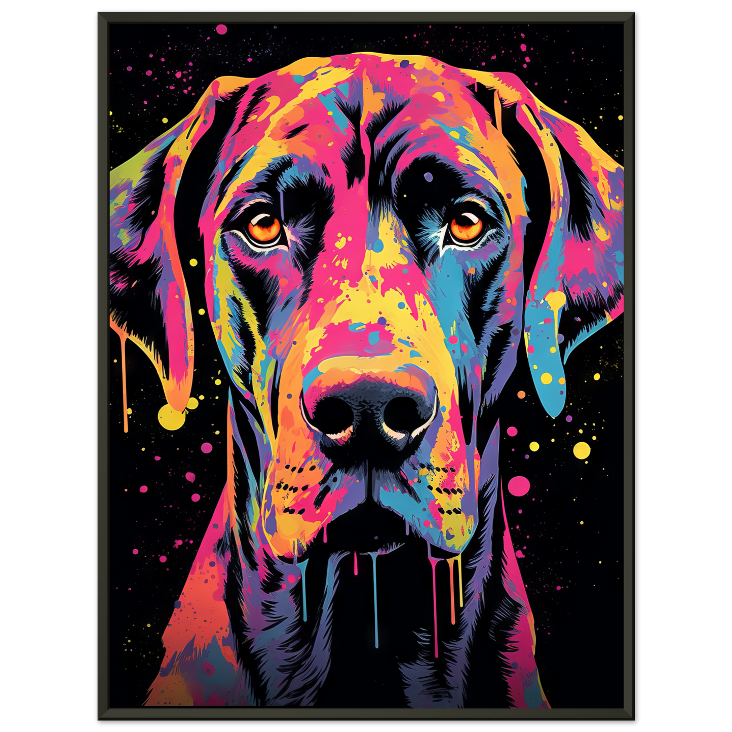 Hund Deutsche Dogge Pop-Art (DOG28)