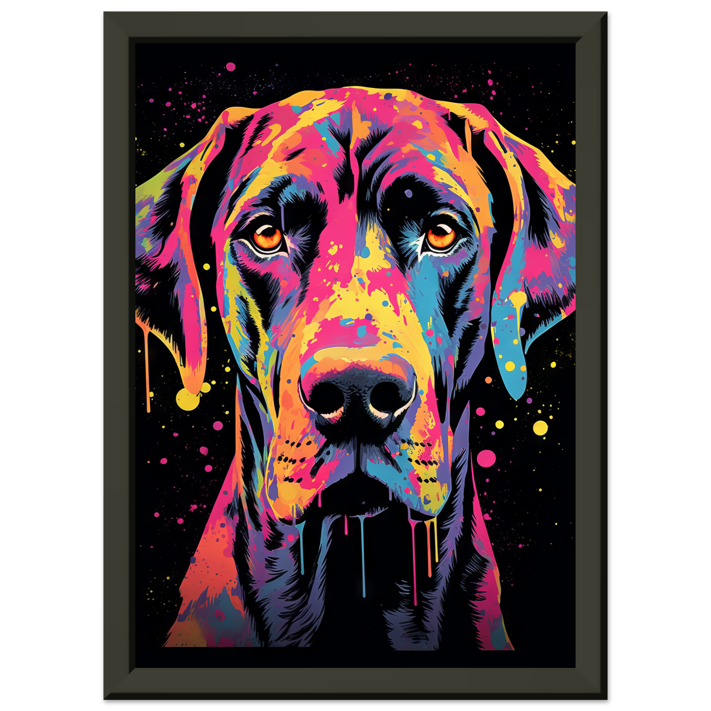 Hund Deutsche Dogge Pop-Art (DOG28)