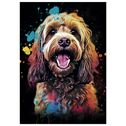 Cockapoo pop art (DOG290)