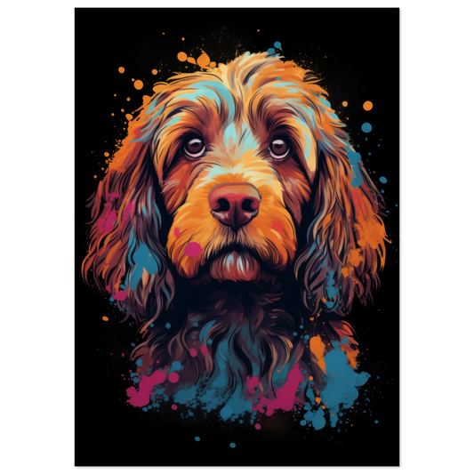 Cockapoo pop art (DOG291)