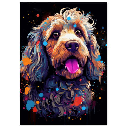 Cockapoo pop art (DOG292)