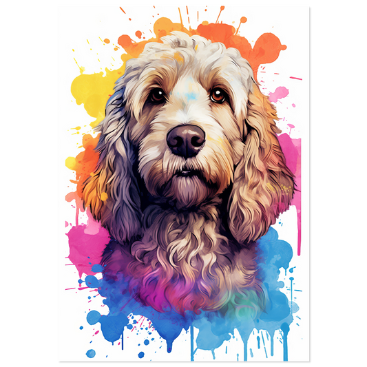 Cockapoo pop art (DOG293)