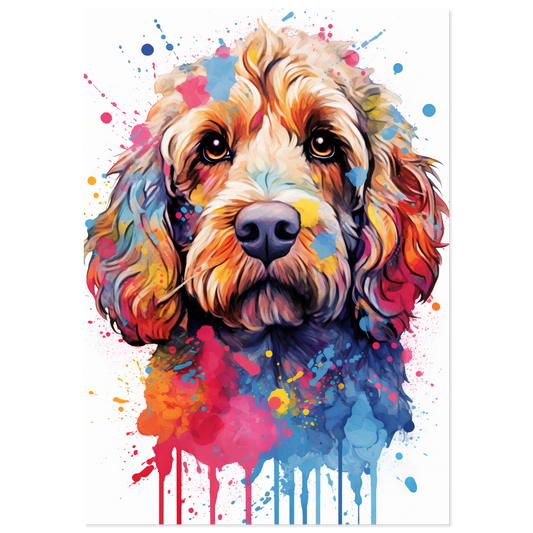 Cockapoo pop art (DOG296)