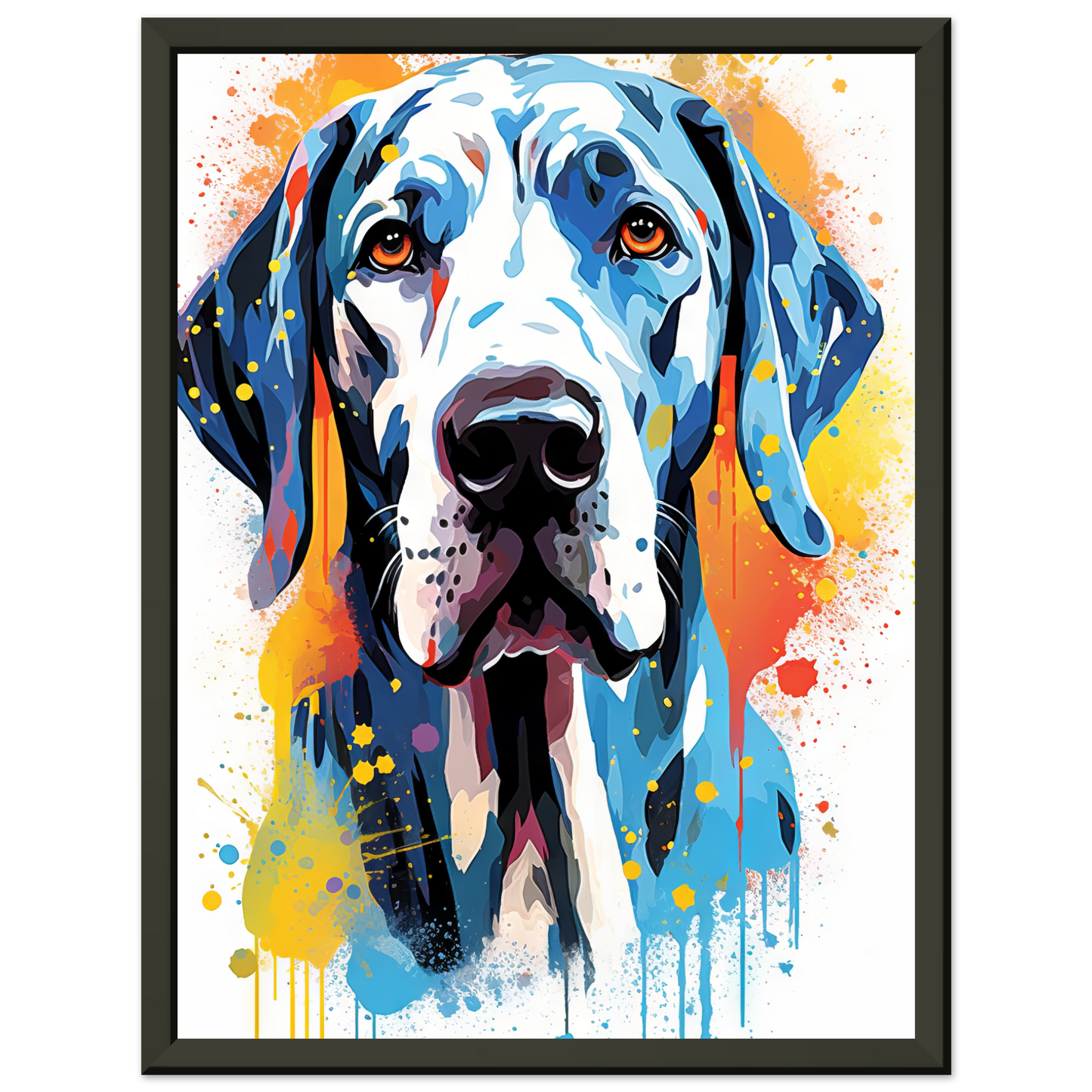 Hund Deutsche Dogge Pop-Art (DOG29)