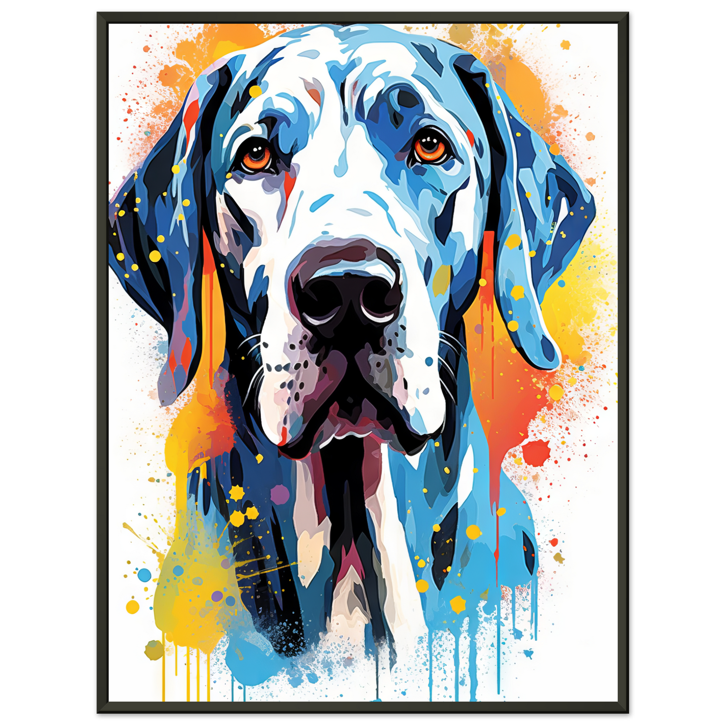 Hund Deutsche Dogge Pop-Art (DOG29)