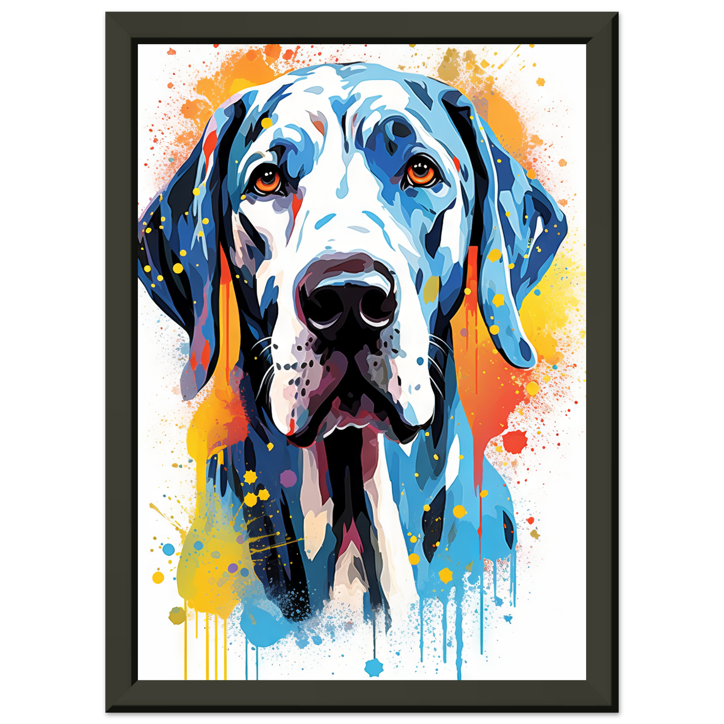 Hund Deutsche Dogge Pop-Art (DOG29)