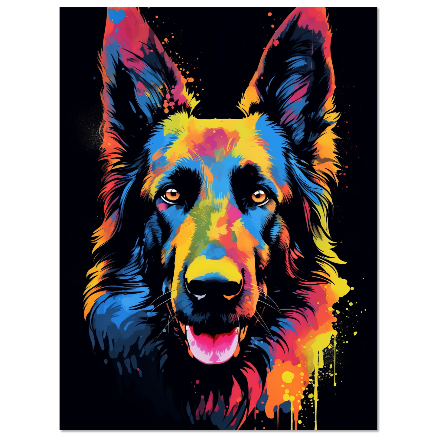 Belgischer Schäferhund Pop-Art (DOG301)