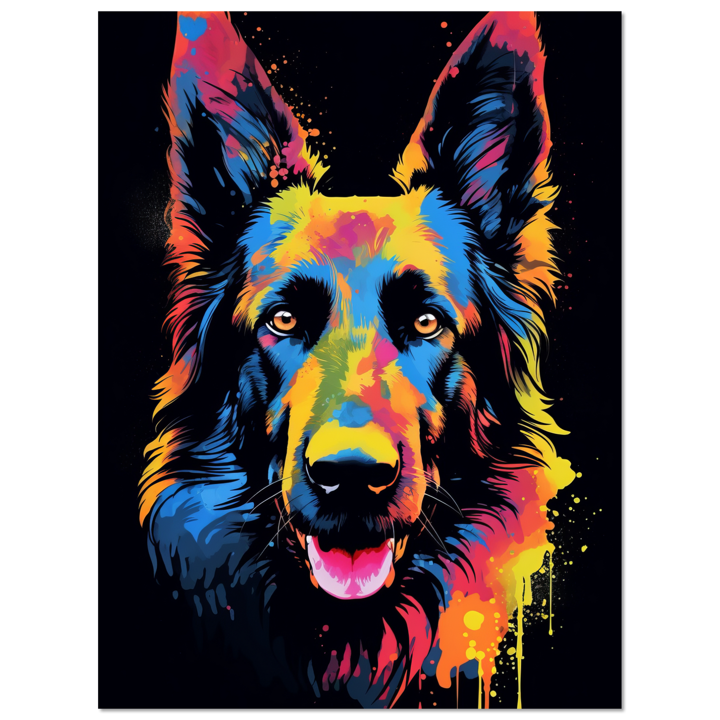 Belgischer Schäferhund Pop-Art (DOG301)